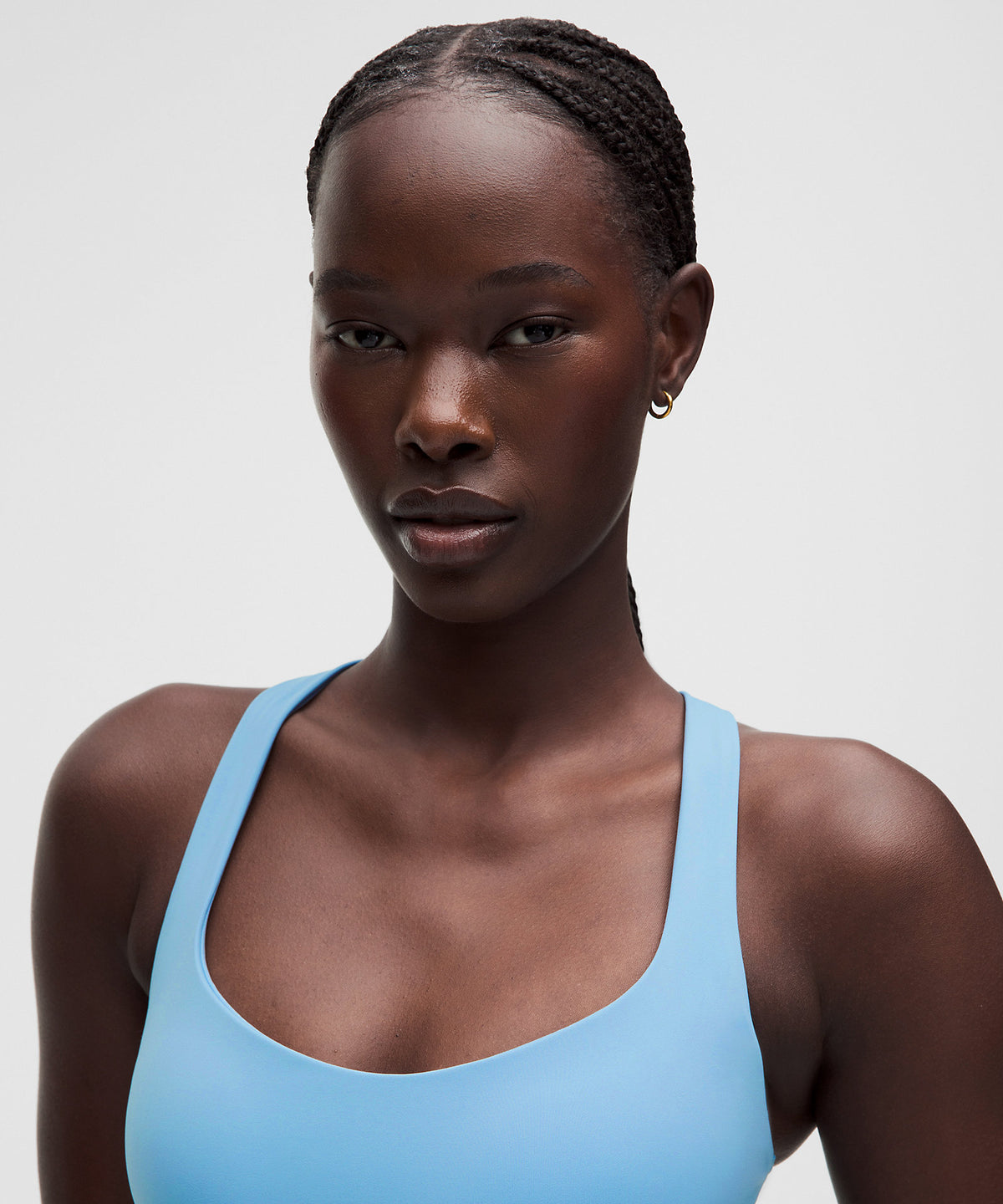 Lululemon FlexyFlex Strappy Longline Yoga Bra Light Support, A–C Cups - Dreamy Blue - imagen 4