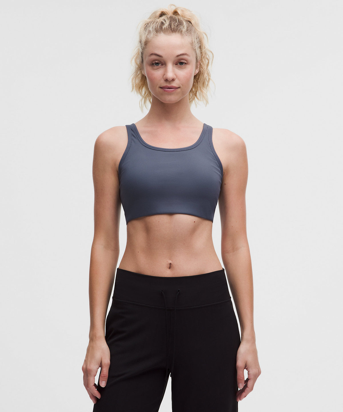 Lululemon Nulu Ribbed Scoop-Neck Bra Light Support, B/C Cup - Dusty Diamond - imagen 1
