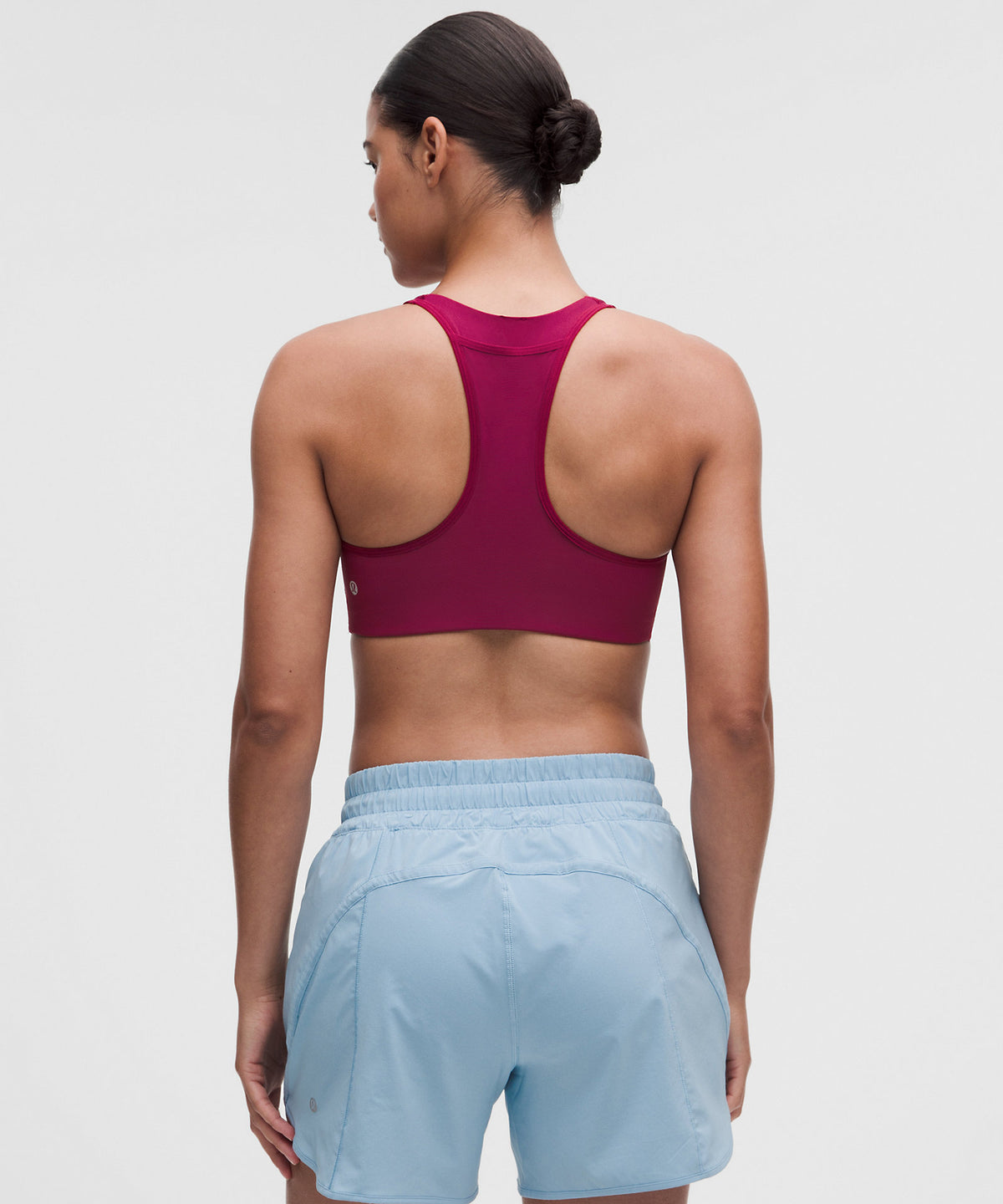 Lululemon Back Pocket Racerback Run Bra Medium Support, B/C Cup - Raspberry Rave - imagen 2