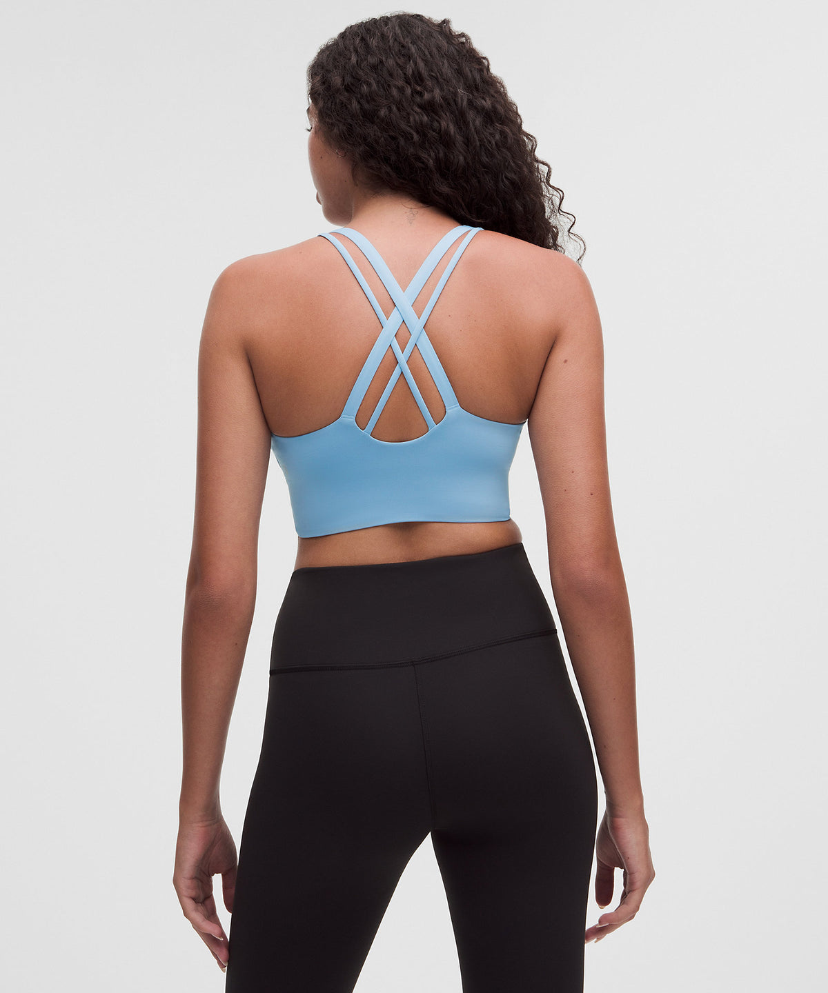Lululemon Energy Longline Bra Medium Support, B-D Cups Evolve - Dreamy Blue - imagen 2