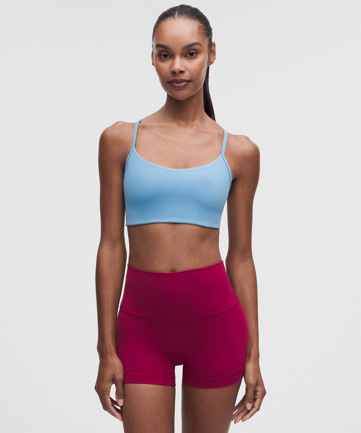 Lululemon Flow Y Bra Light Support, A/B Cup Updated Design - Dreamy Blue - imagen 1