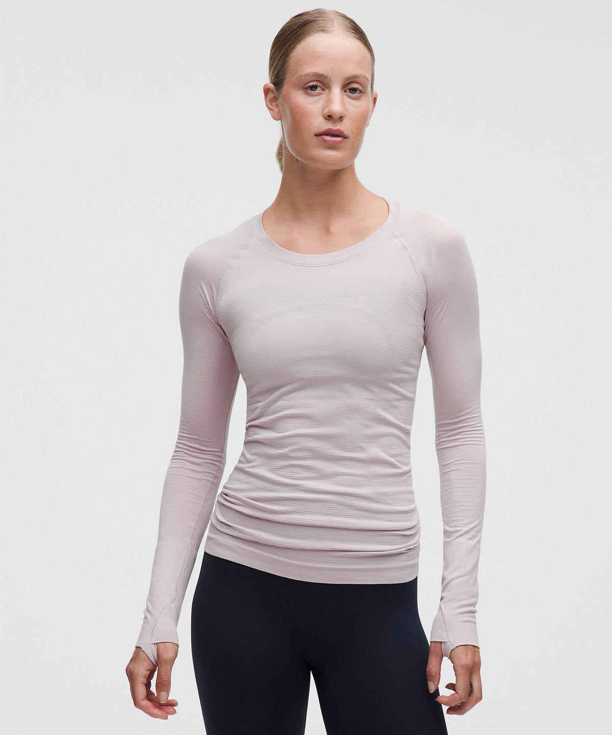 Lululemon Swiftly Tech Long-Sleeve Shirt 2.0 Hip Length - Icy Taupe - imagen 1