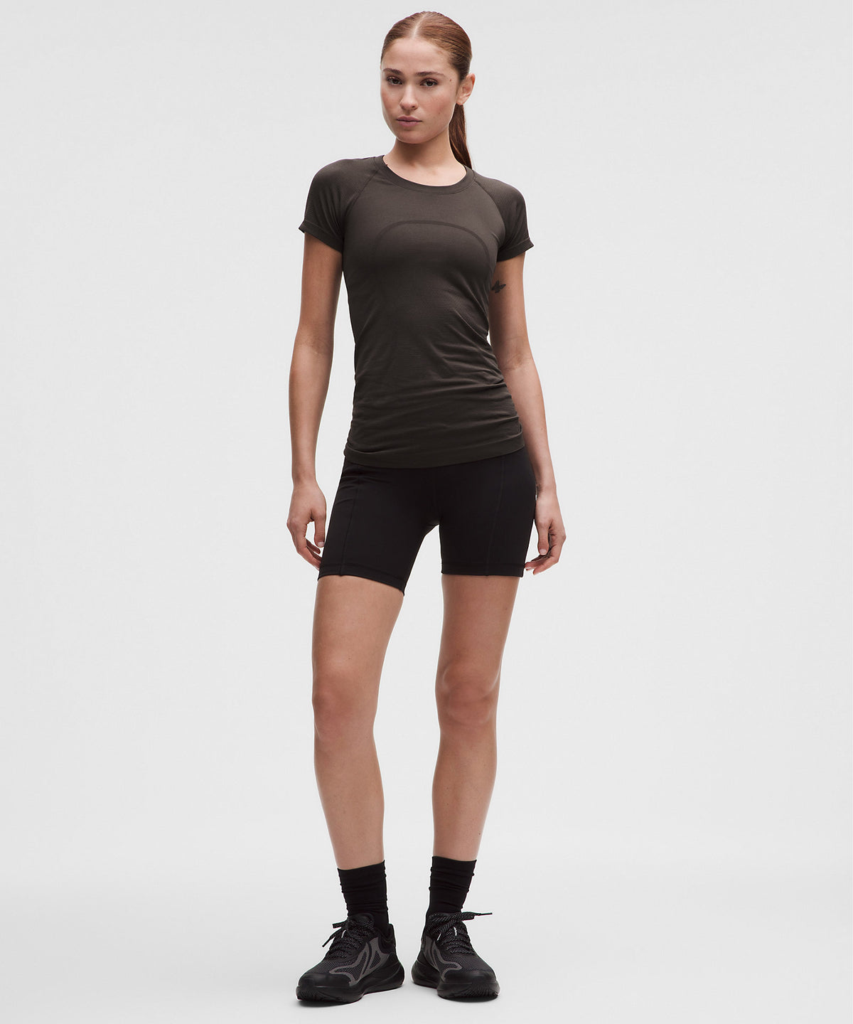 Lululemon Swiftly Tech Short-Sleeve Shirt 2.0 Hip Length - Mahogany Muse - imagen 2