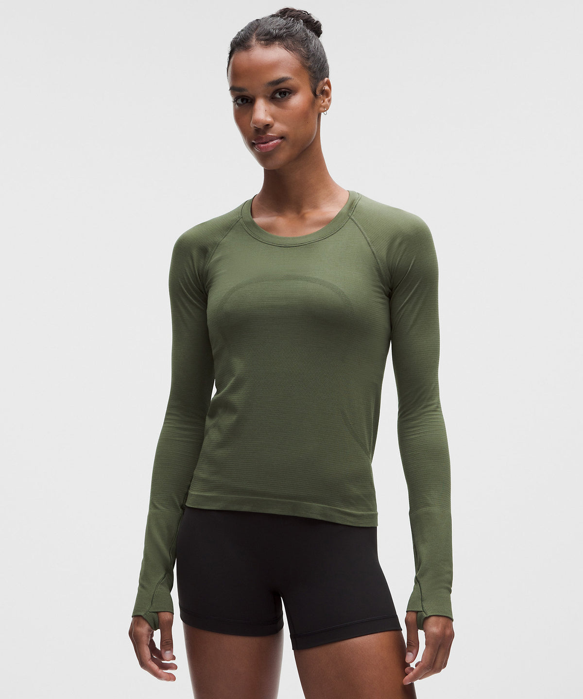 Lululemon Swiftly Tech Long-Sleeve Shirt 2.0 Waist Length - Sassy Sage - imagen 1