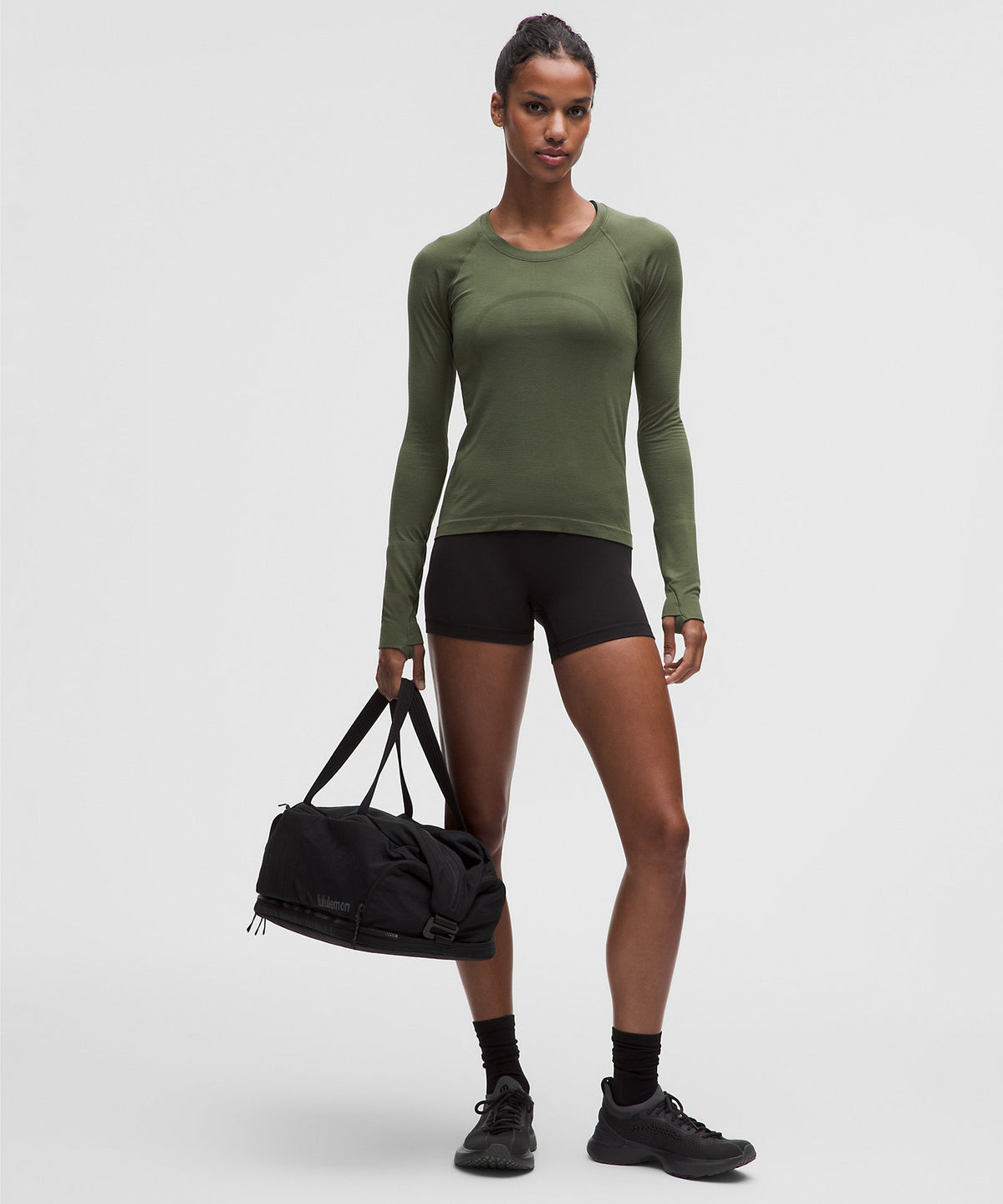 Lululemon Swiftly Tech Long-Sleeve Shirt 2.0 Waist Length - Sassy Sage - imagen 2