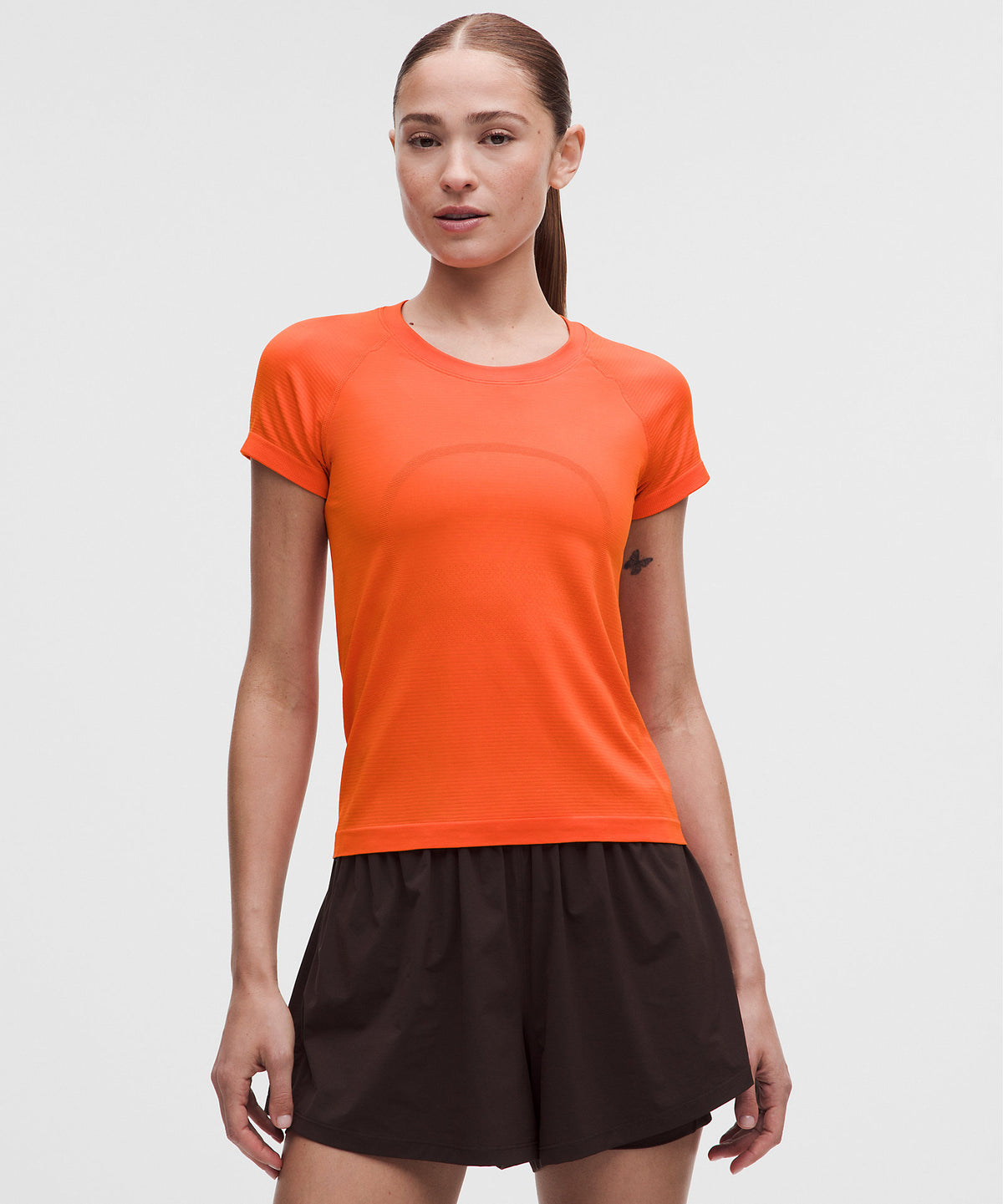 Lululemon Swiftly Tech Short-Sleeve Shirt 2.0 Waist Length - Orange Punch - imagen 1