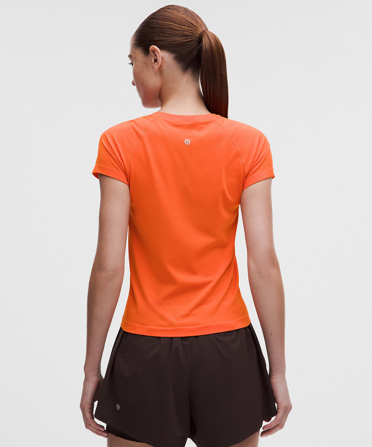 Lululemon Swiftly Tech Short-Sleeve Shirt 2.0 Waist Length - Orange Punch - imagen 3