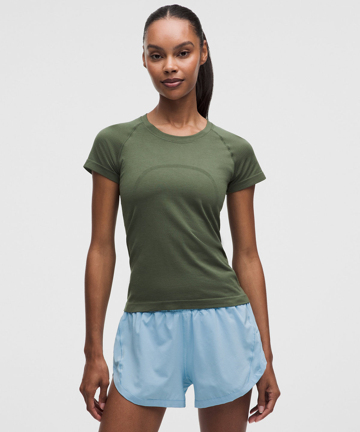 Lululemon Swiftly Tech Short-Sleeve Shirt 2.0 Waist Length - Sassy Sage - imagen 1