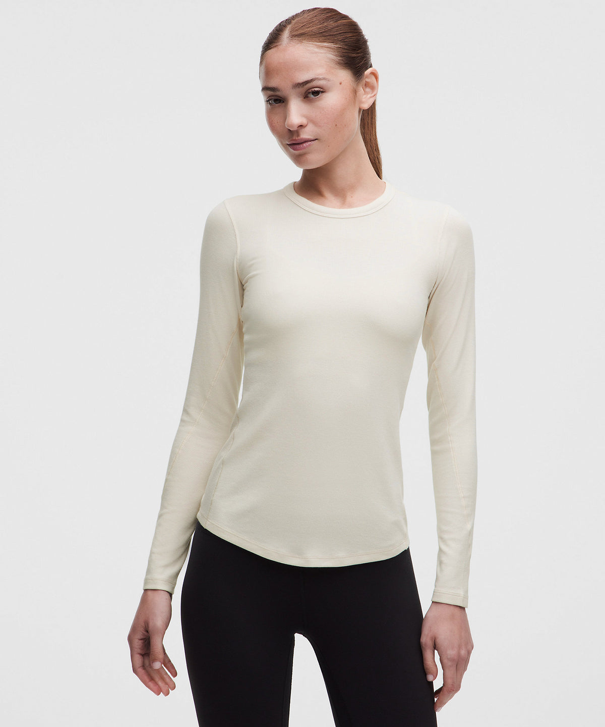 Lululemon Hold Tight Long-Sleeve Shirt - Light Ivory - imagen 1