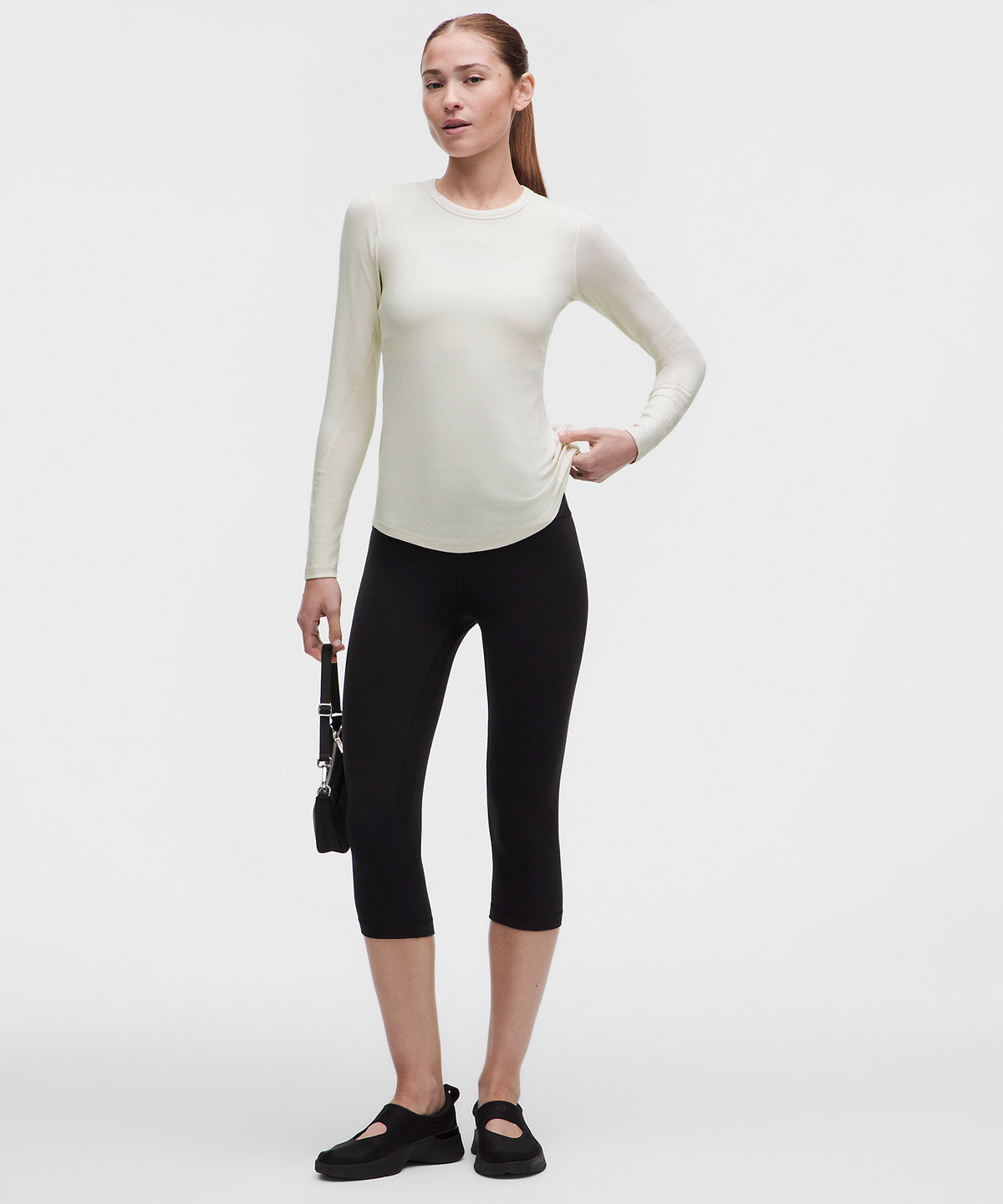 Lululemon Hold Tight Long-Sleeve Shirt - Light Ivory - imagen 2