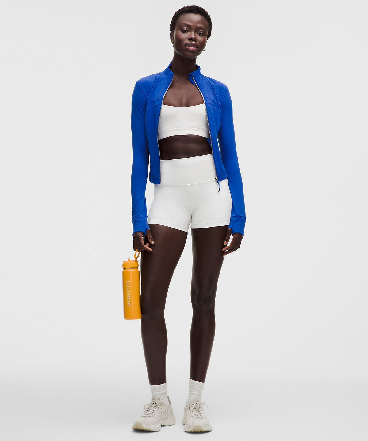 Lululemon Define Cropped Jacket Nulu - Beach Ball Blue - imagen 2