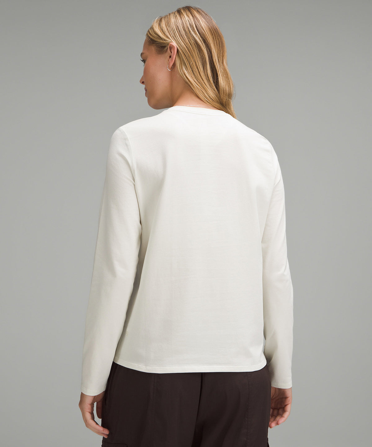 Lululemon Organic Cotton Crewneck Long-Sleeve Shirt - Bone - imagen 3