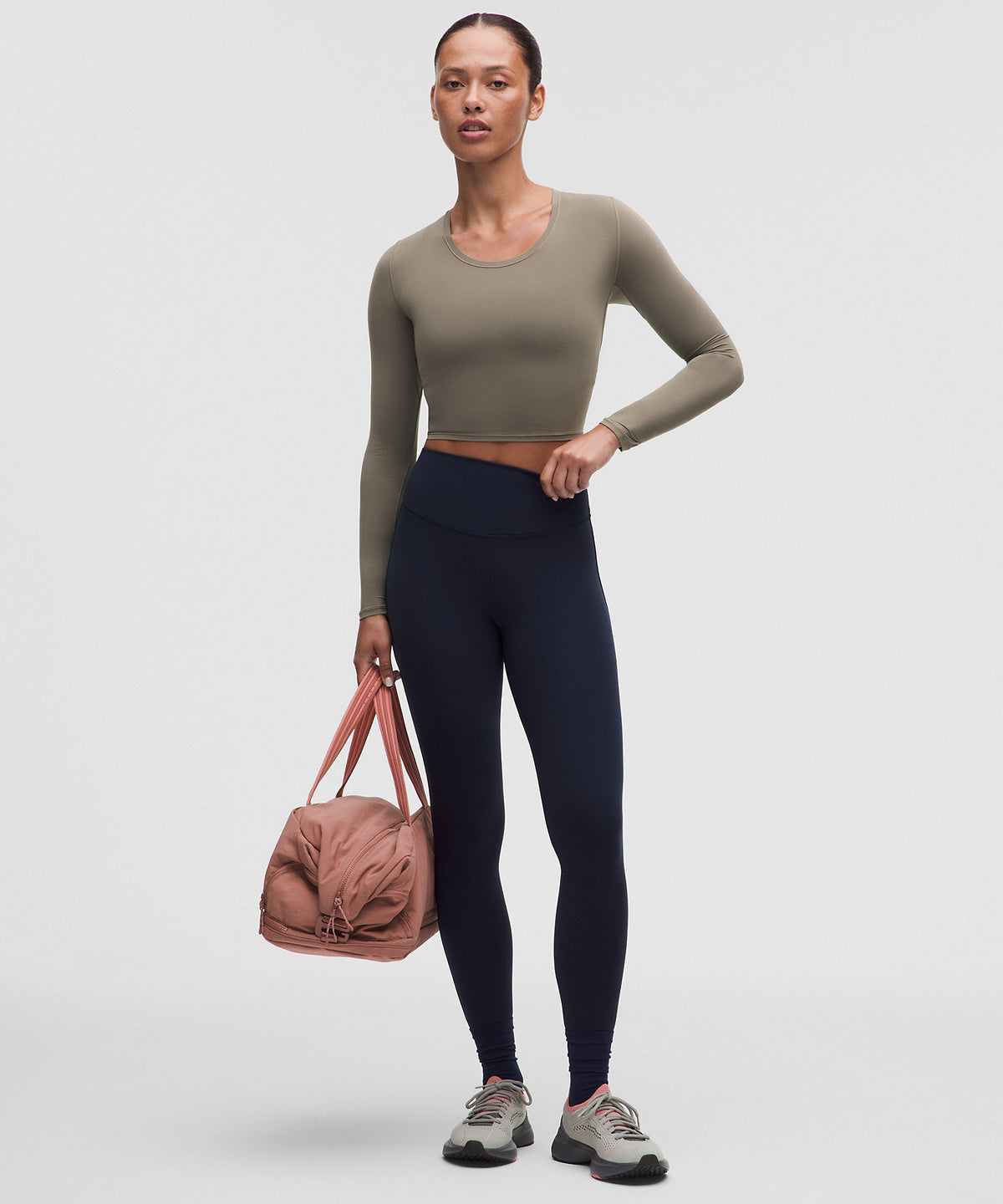 Lululemon Unrestricted Power Cropped Long-Sleeve Shirt - Cypress Forest - imagen 2