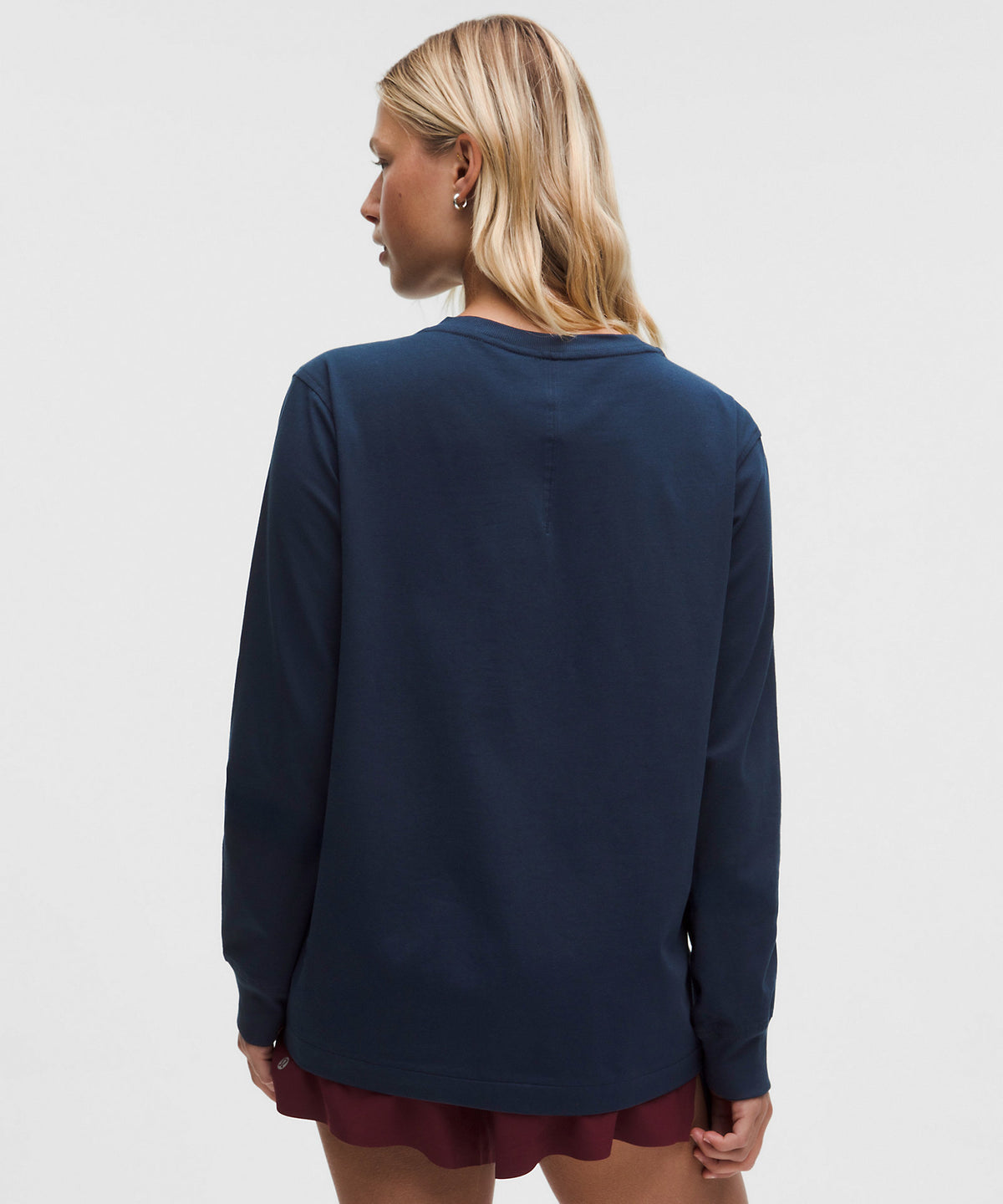 Lululemon All Yours Organic Cotton-Blend Long-Sleeve Shirt - True Navy - imagen 3