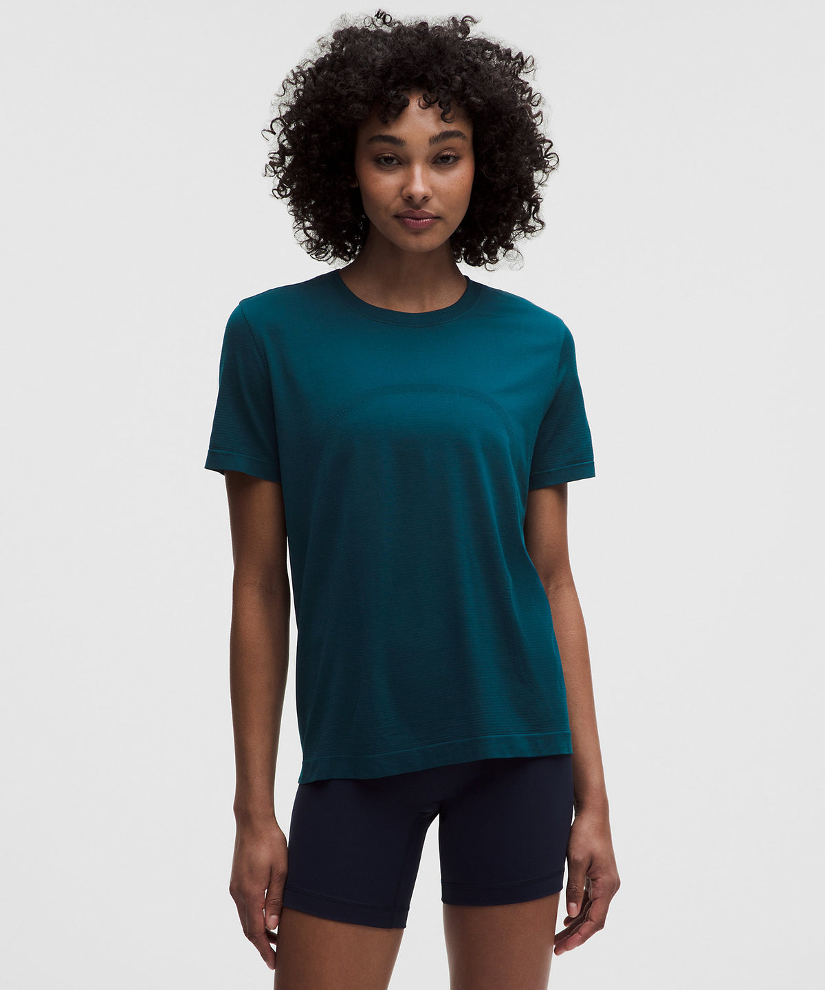 Lululemon Swiftly Relaxed Short-Sleeve Shirt Hip Length - Remixed Marine - imagen 1
