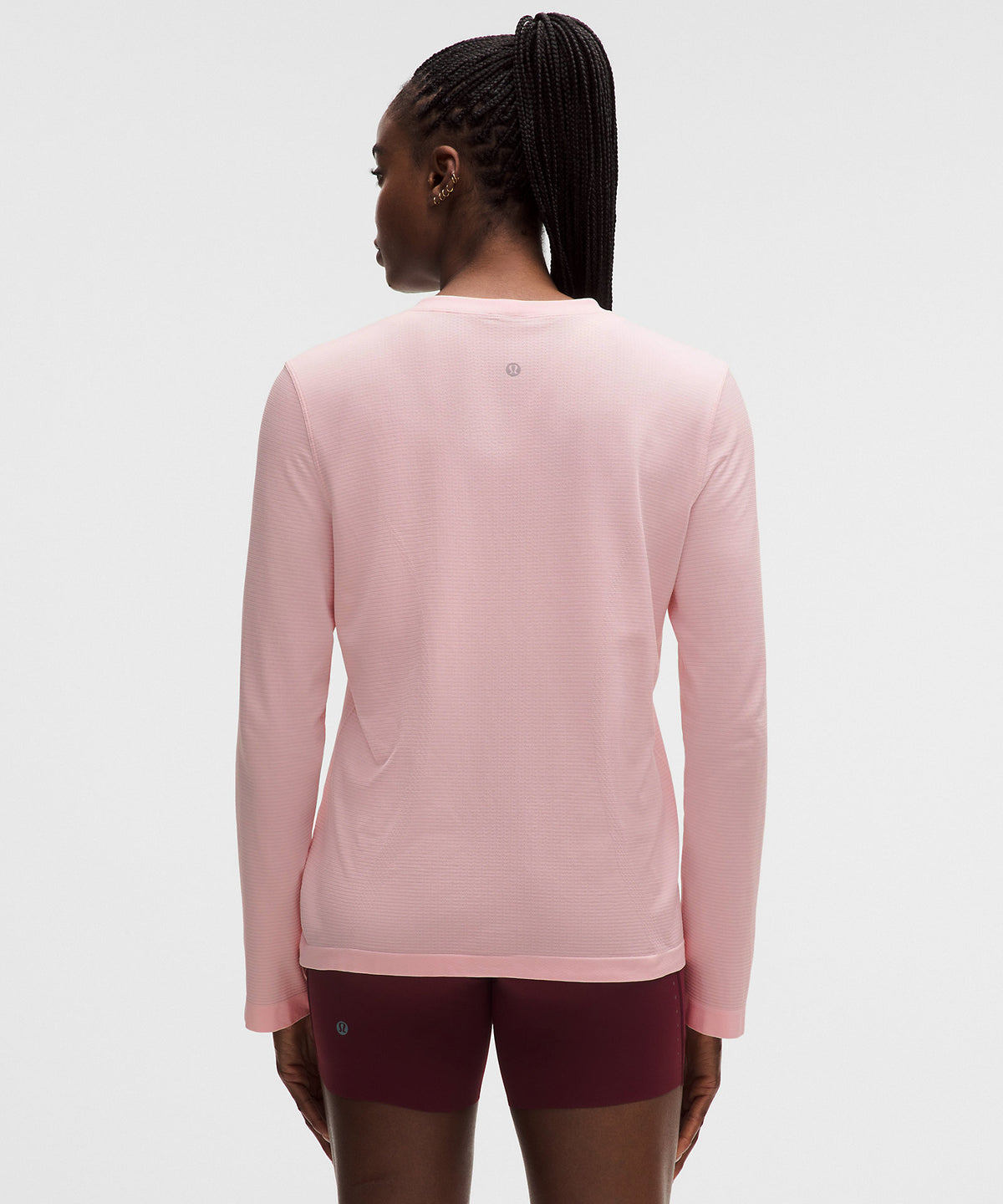 Lululemon Swiftly Relaxed Long-Sleeve Shirt Hip Length - Pink Pearl - imagen 3
