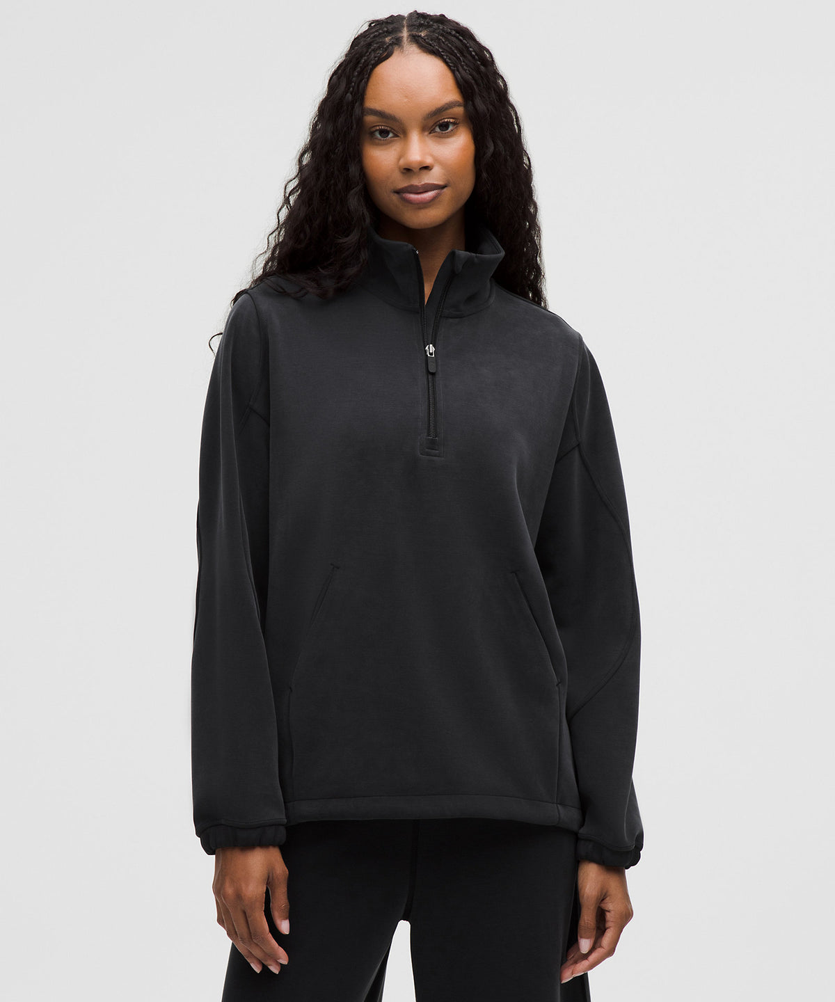 Lululemon Softstreme Half-Zip Long - Black - imagen 1