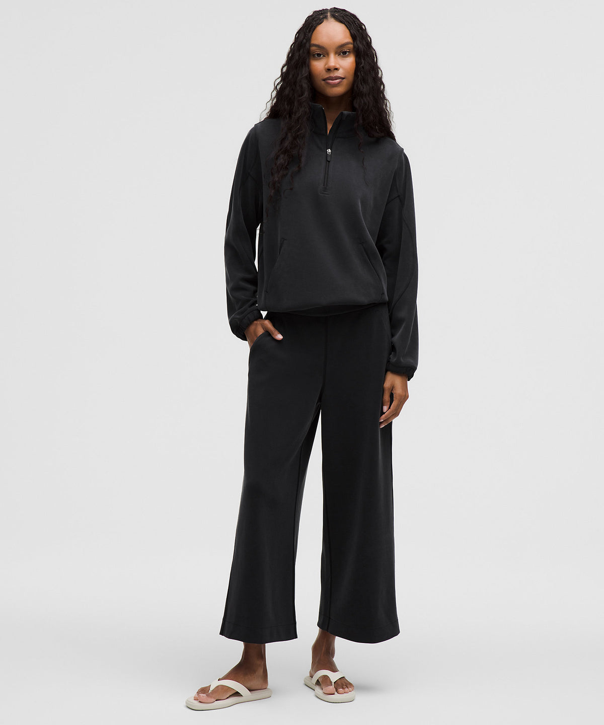Lululemon Softstreme Half-Zip Long - Black - imagen 2