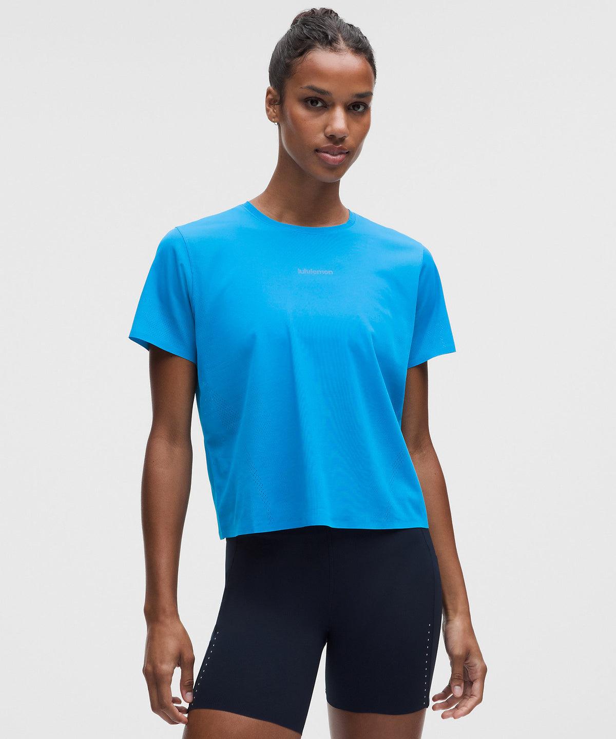 Lululemon Women's Fast and Free Short-Sleeve Shirt - Luminous Aqua Tone - imagen 1