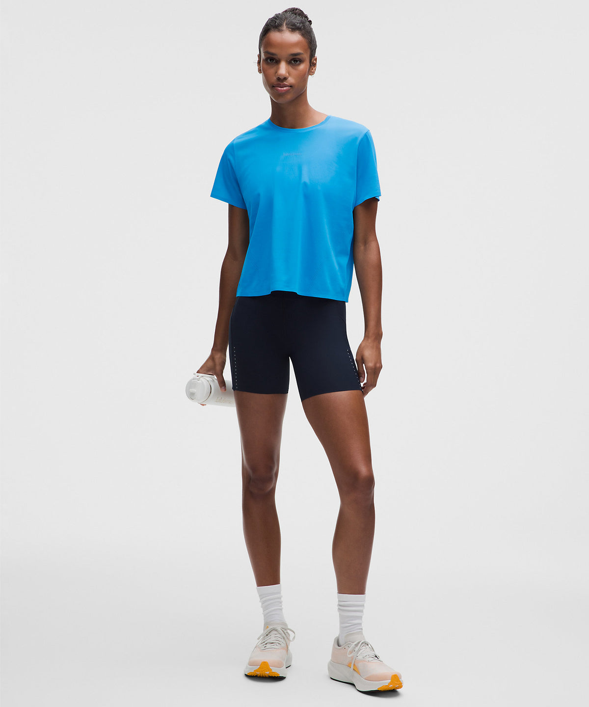 Lululemon Women's Fast and Free Short-Sleeve Shirt - Luminous Aqua Tone - imagen 2