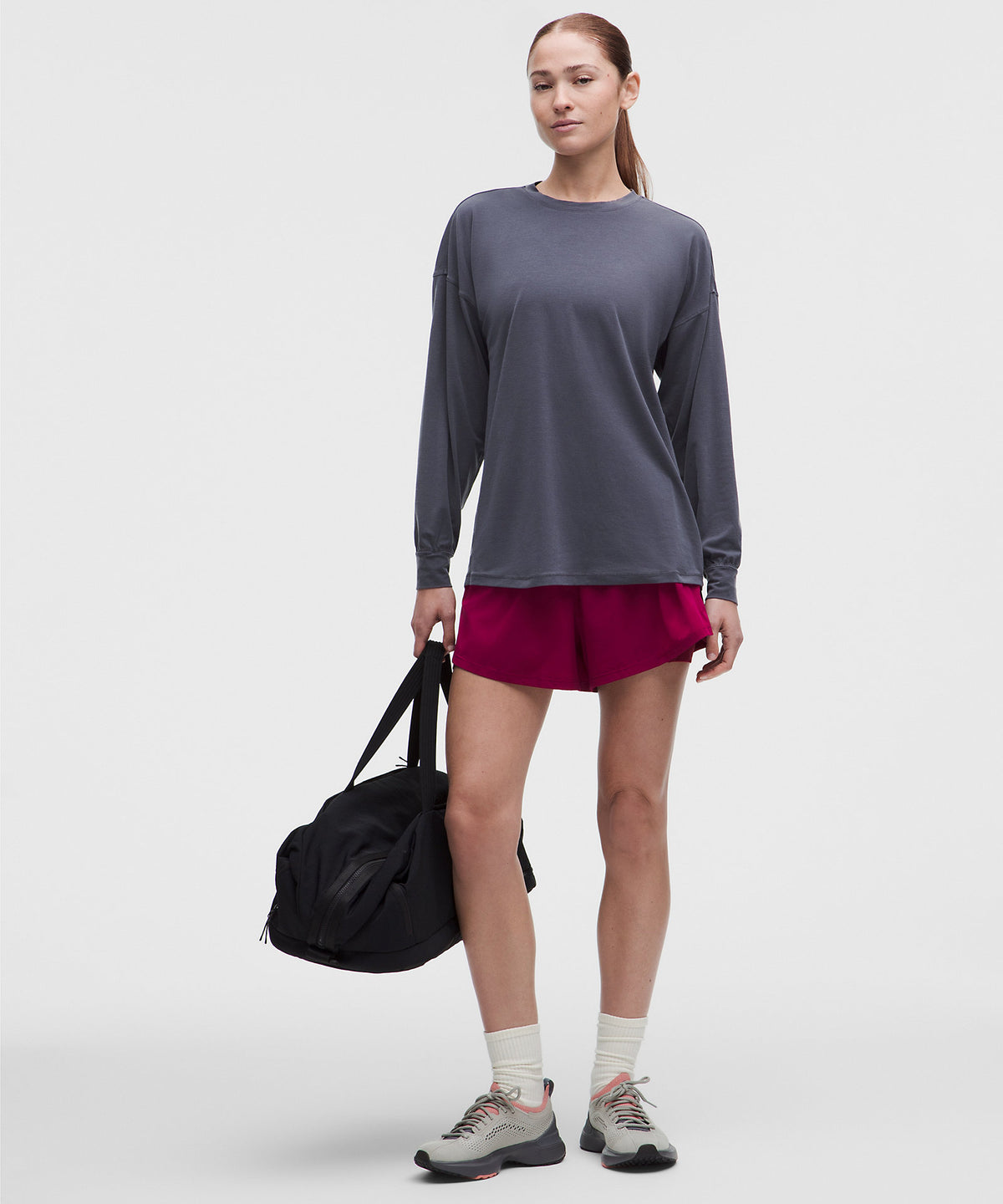 Lululemon EasySet Relaxed-Fit Long-Sleeve Shirt Wash - Dilute Wash True Navy - imagen 2