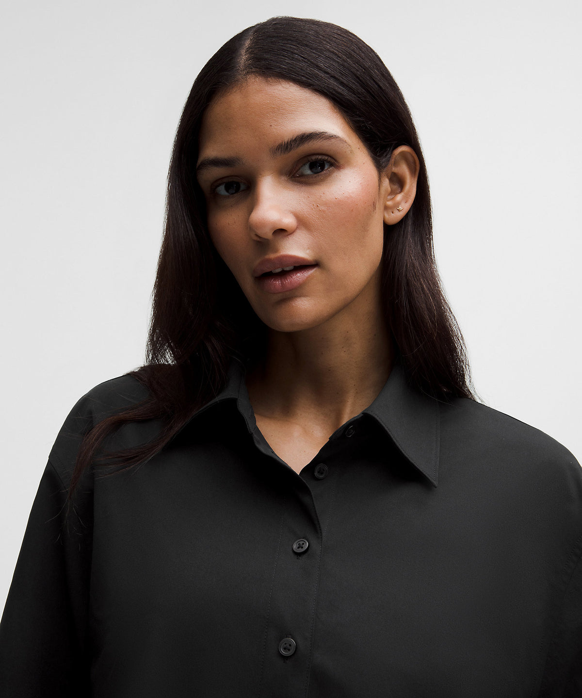 Lululemon Woven Relaxed-Fit Button-Up Shirt - Black - imagen 4
