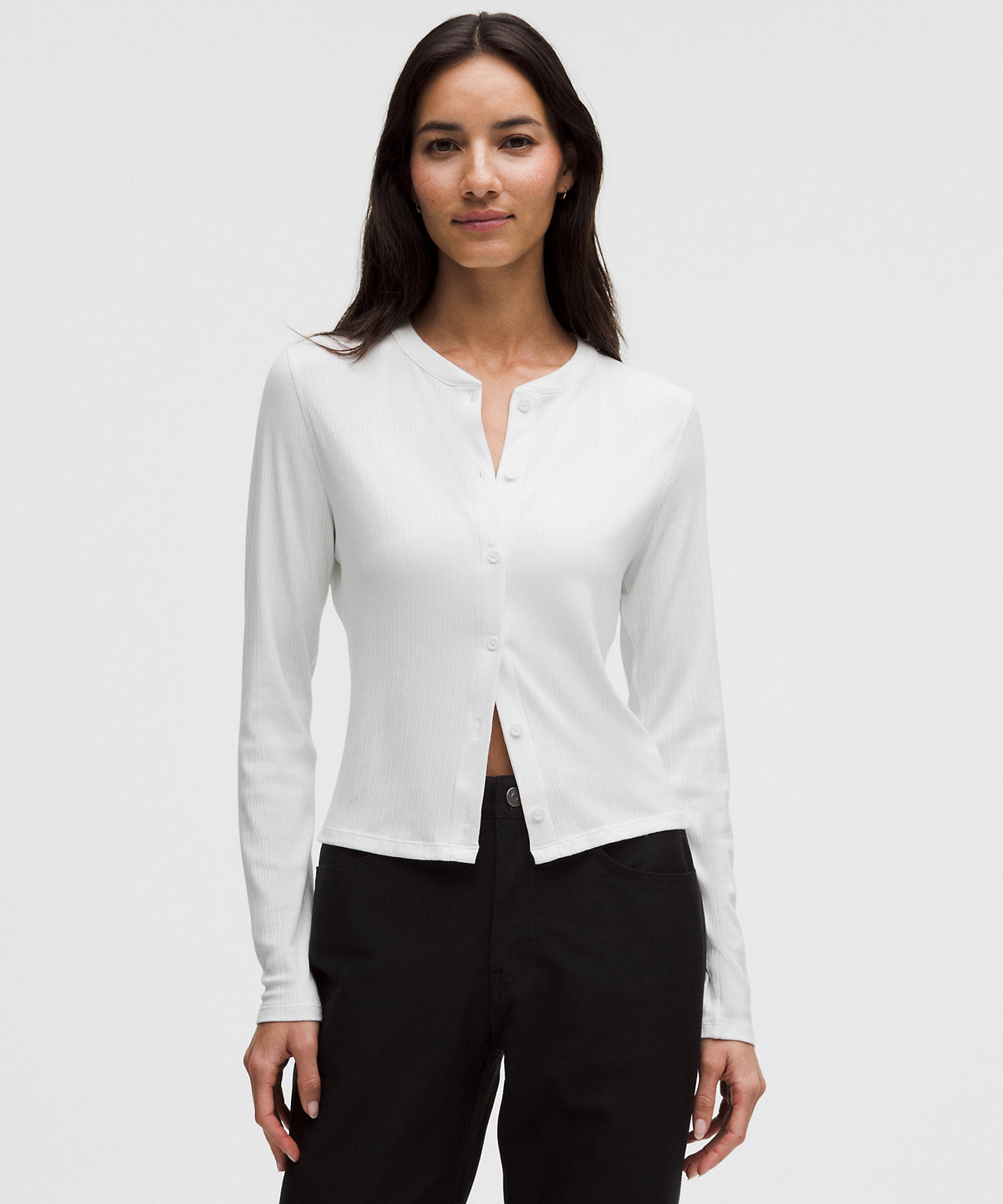 Lululemon Hold Tight Micro-Rib Cardigan - White - imagen 1