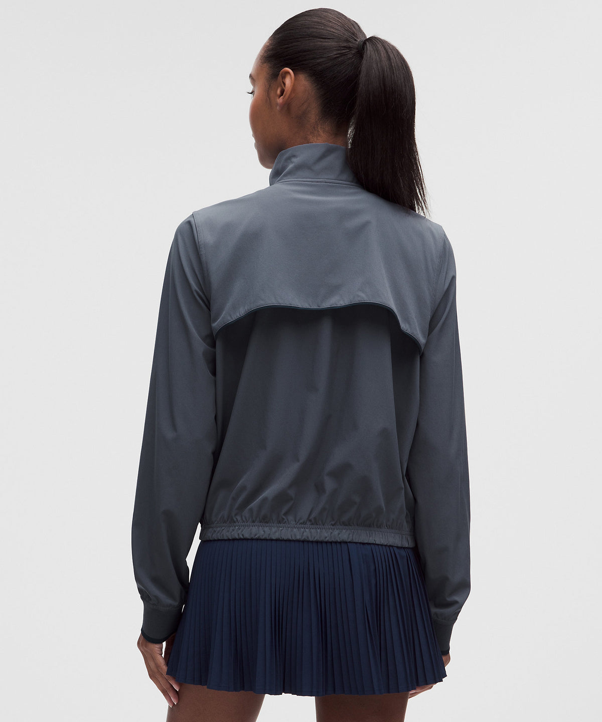Lululemon Court Rival Tennis Track Jacket Stitched Logo - Dusty Diamond - imagen 3