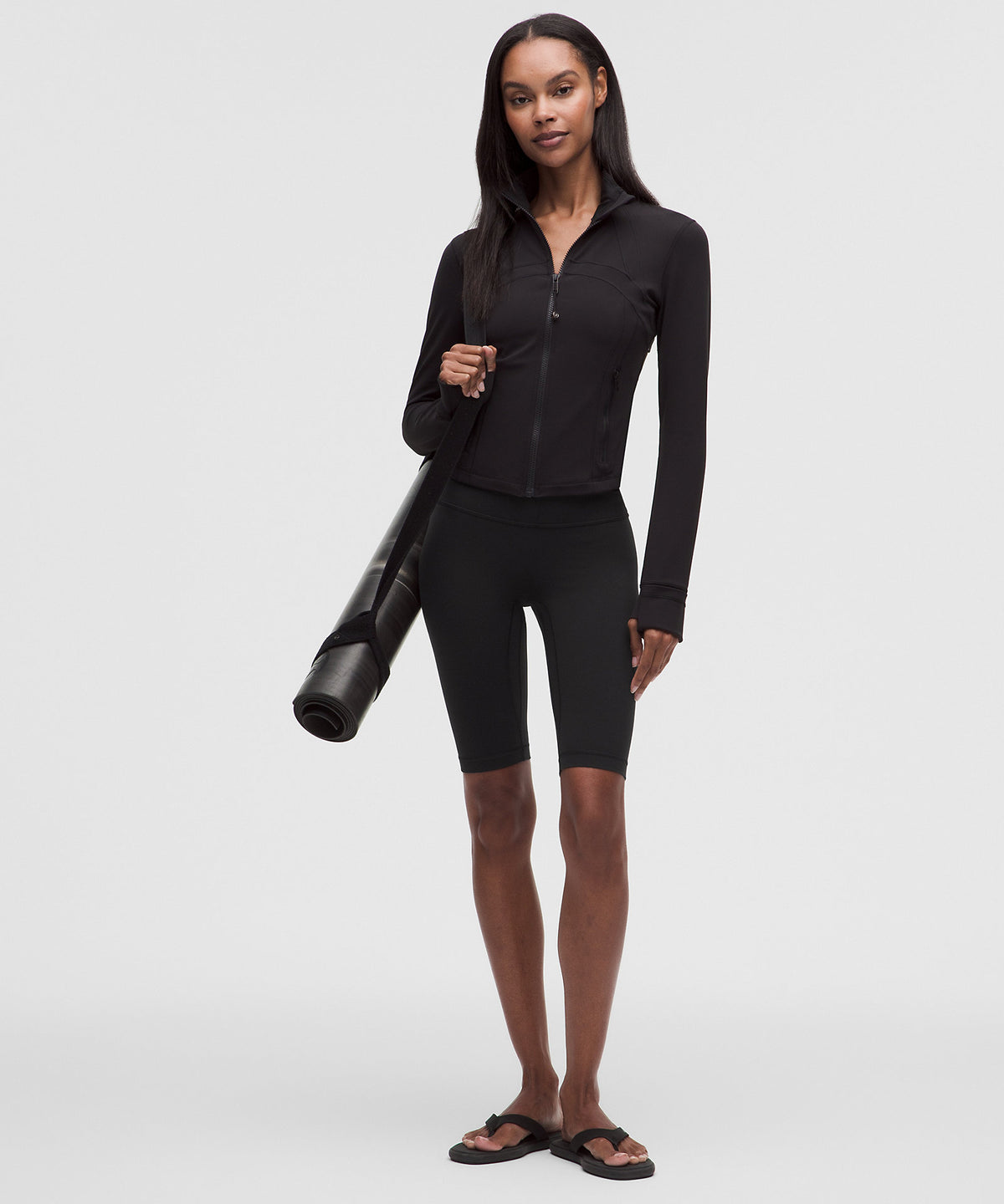 Lululemon Define Cropped Jacket Nulu - Black - imagen 2