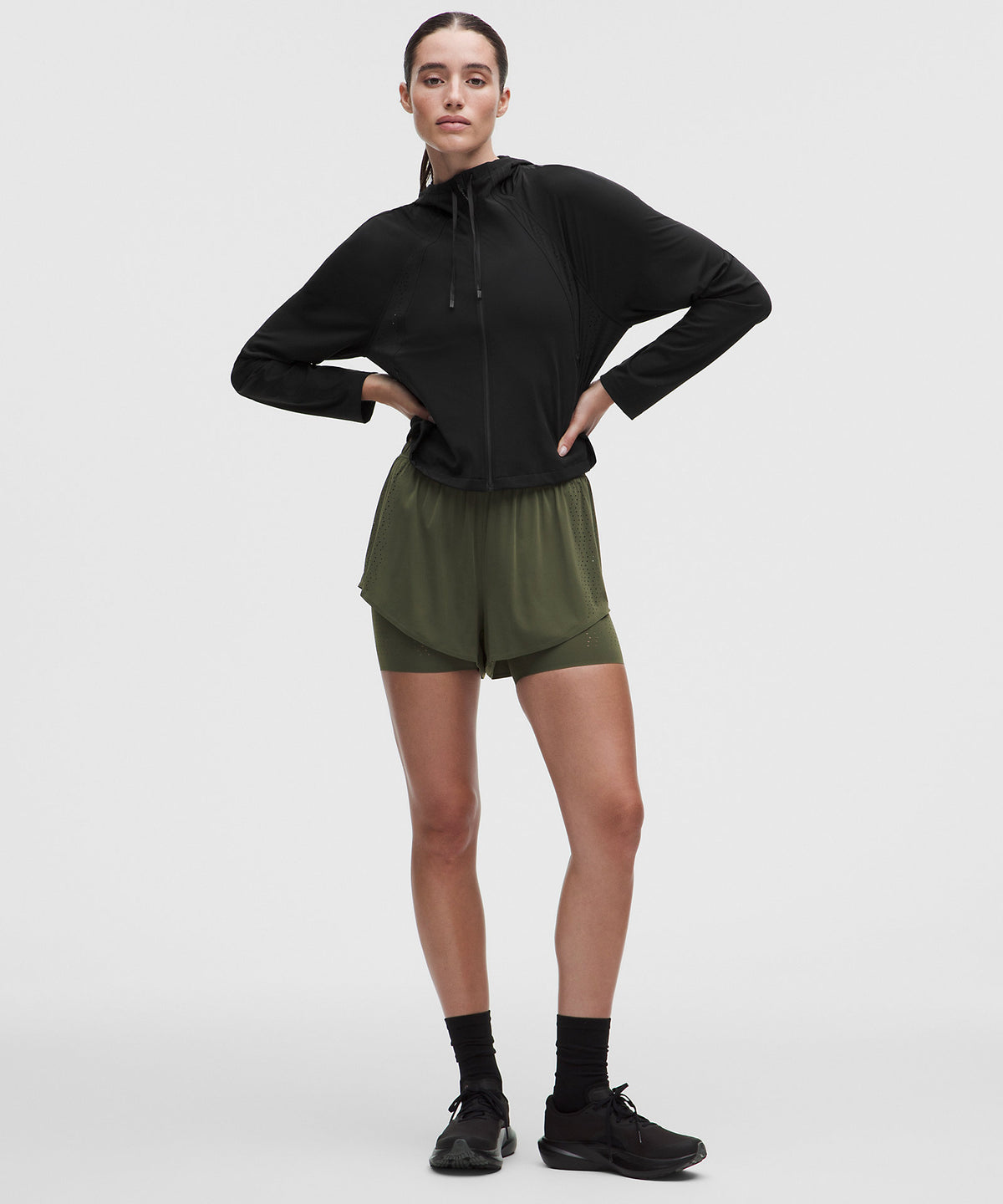 Lululemon Sleek Perforated Running Jacket - Black - imagen 2