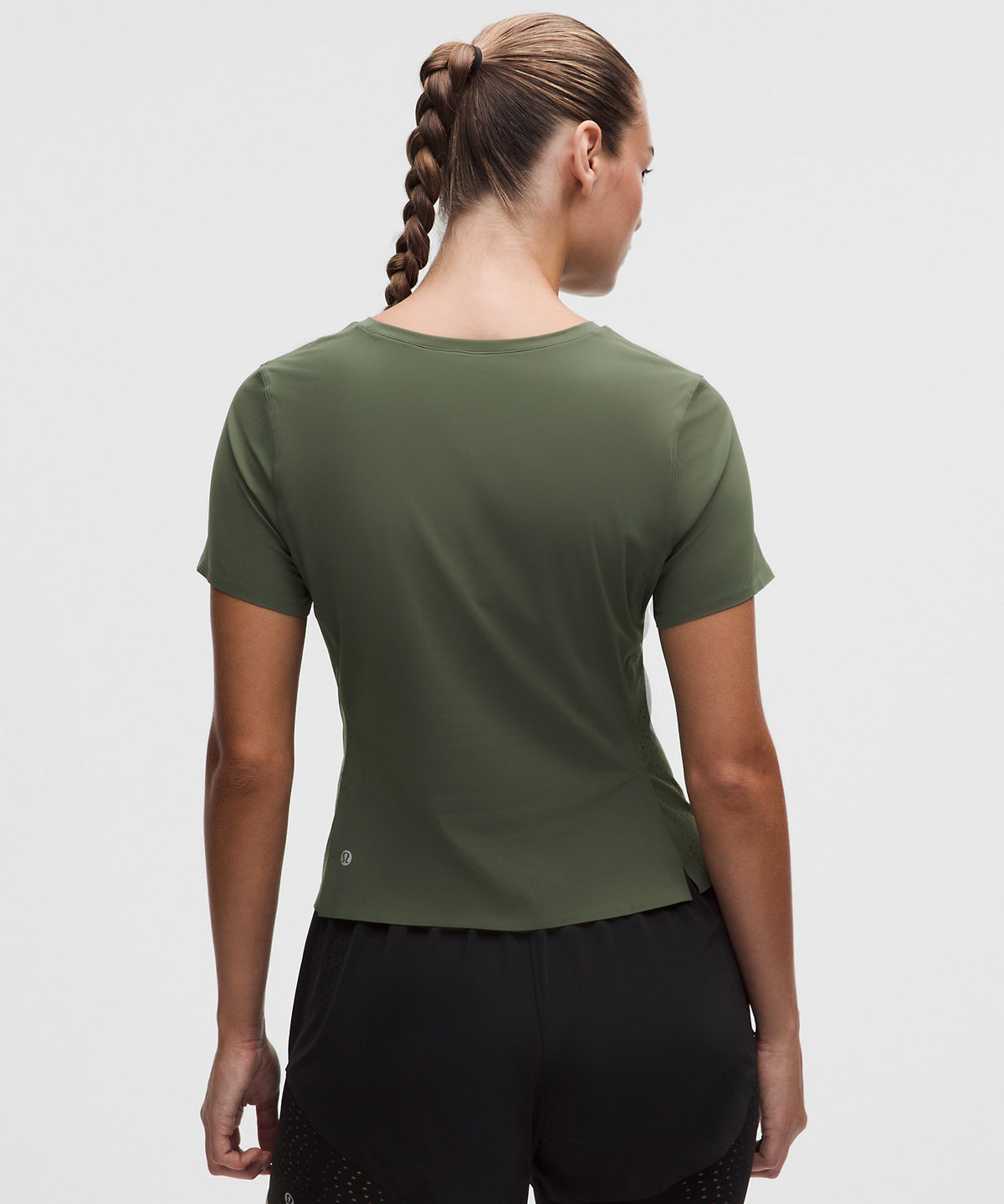 Lululemon Sleek Perforated Running Short-Sleeve Shirt - Sassy Sage - imagen 3