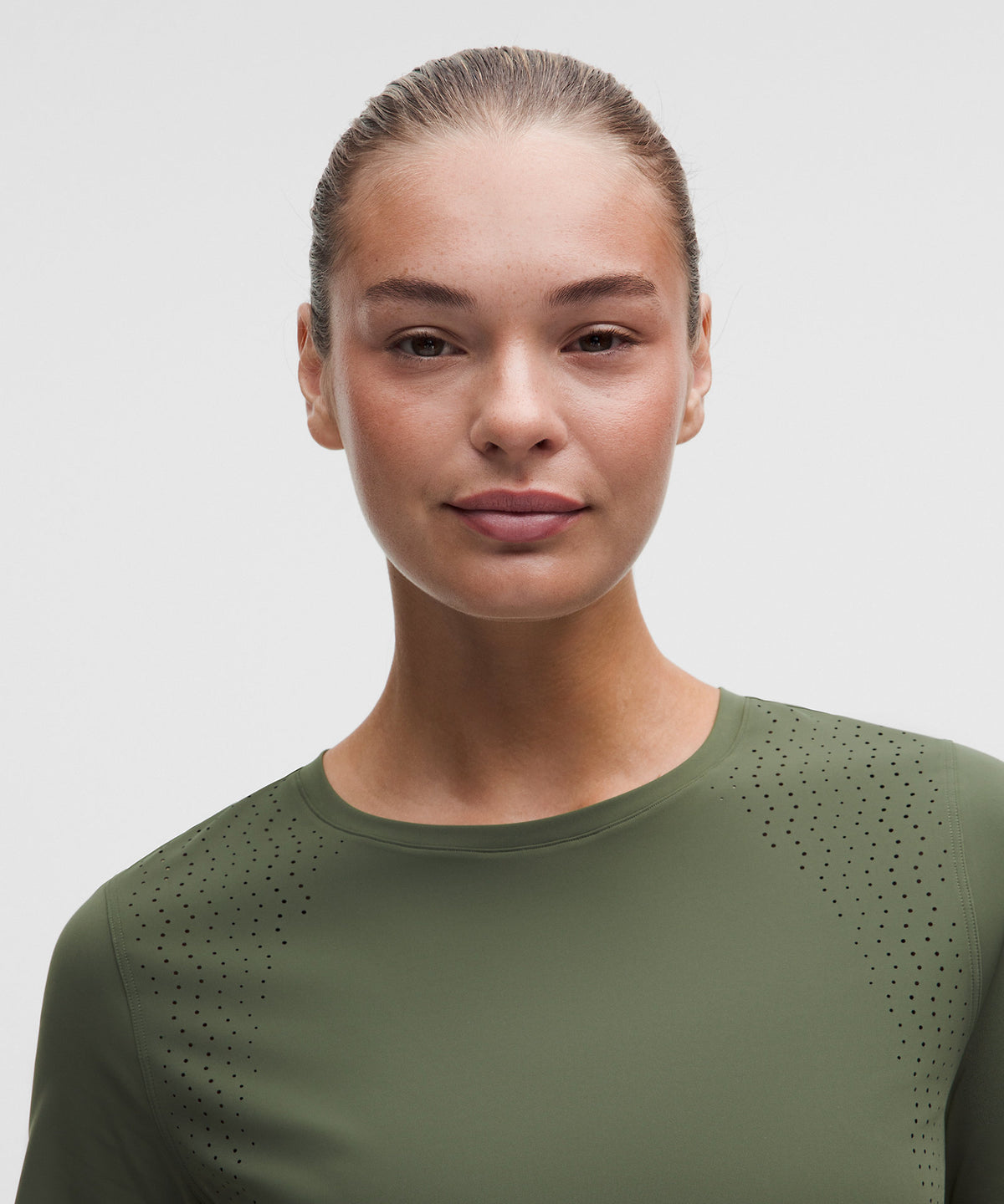 Lululemon Sleek Perforated Running Short-Sleeve Shirt - Sassy Sage - imagen 4