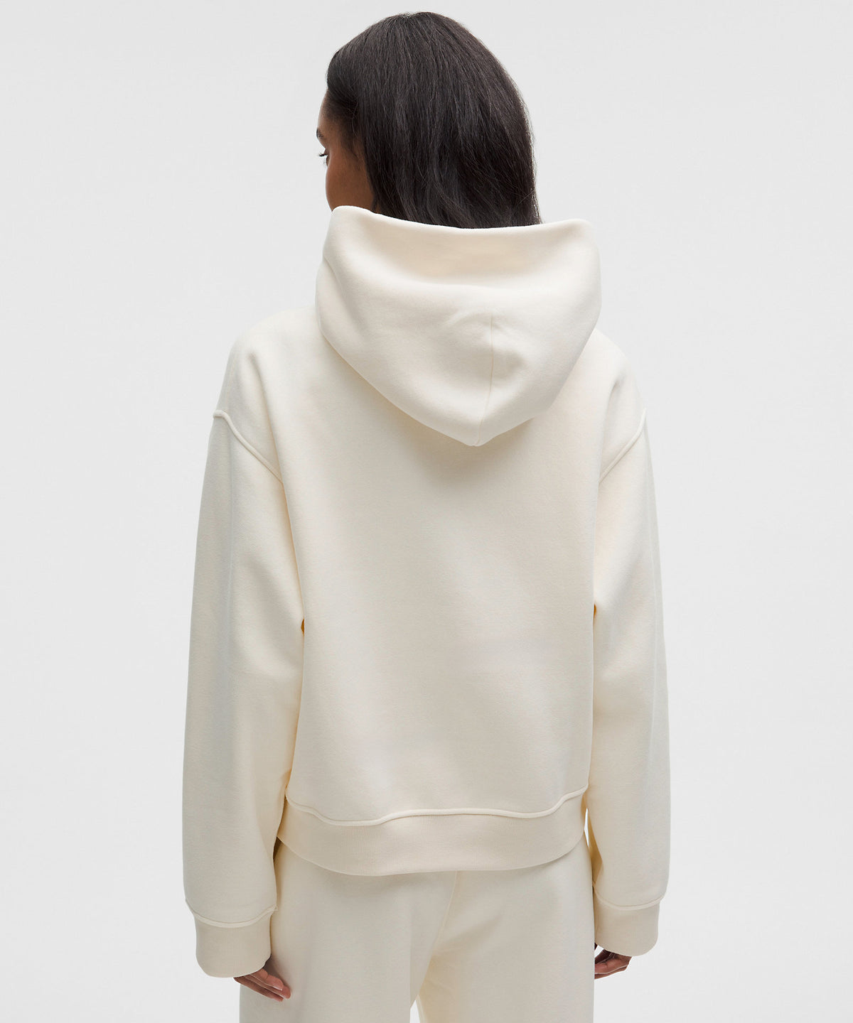 Lululemon Women's Steady State SuperLoft Hoodie Wider Cuff - Coconut Ivory - imagen 3