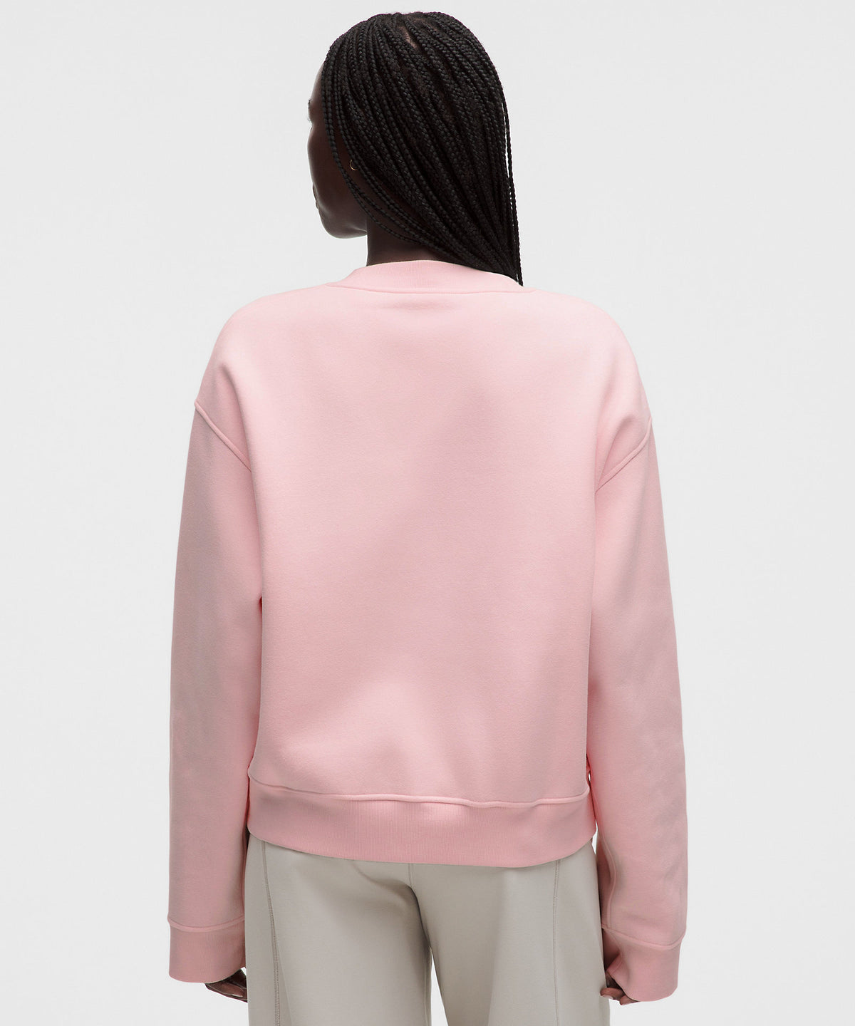 Lululemon Women's Steady State SuperLoft Crew Wider Cuff - Pink Pearl - imagen 3