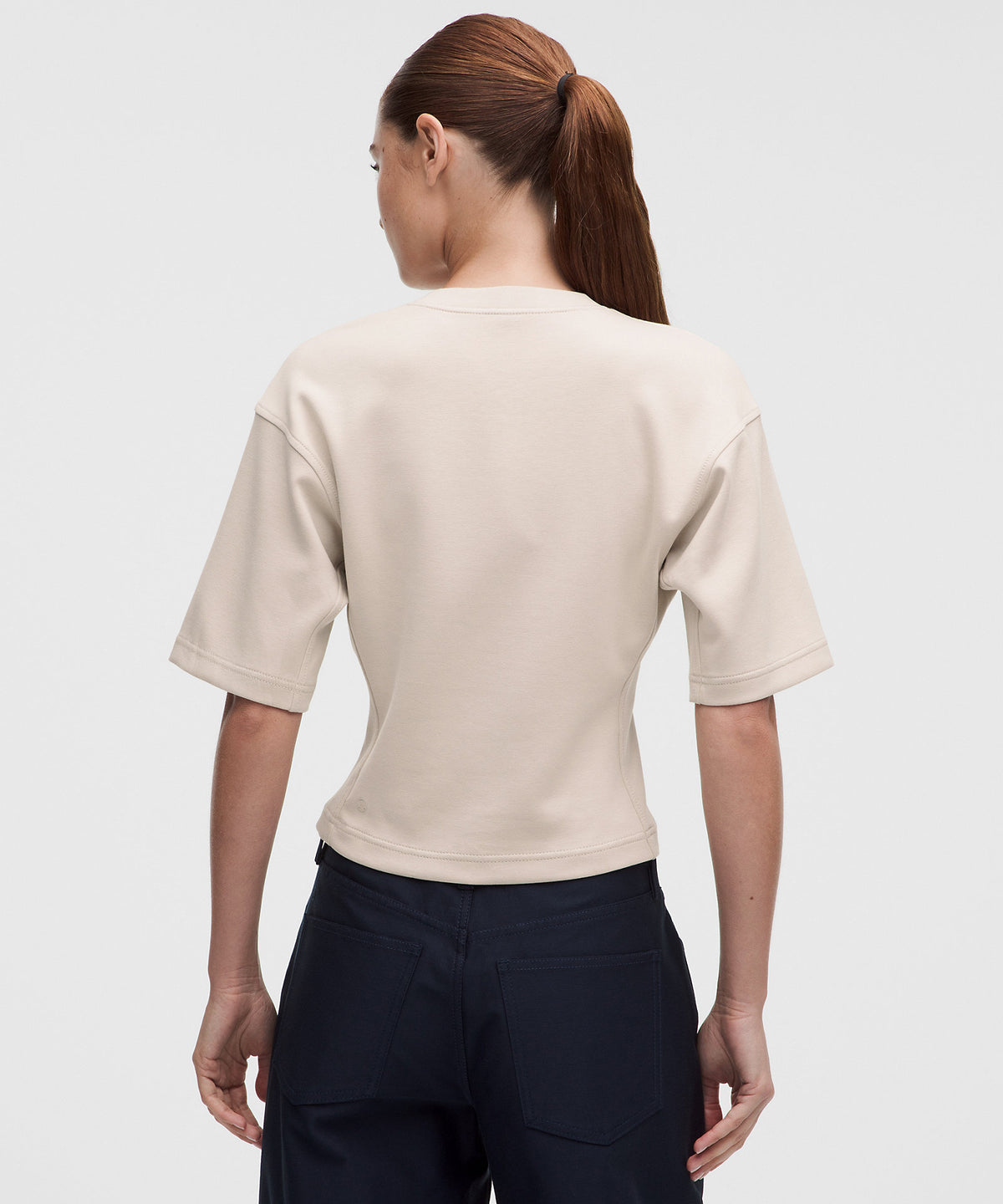 Lululemon Double-Knit Relaxed Short-Sleeve Shirt - Sand Dollar - imagen 3
