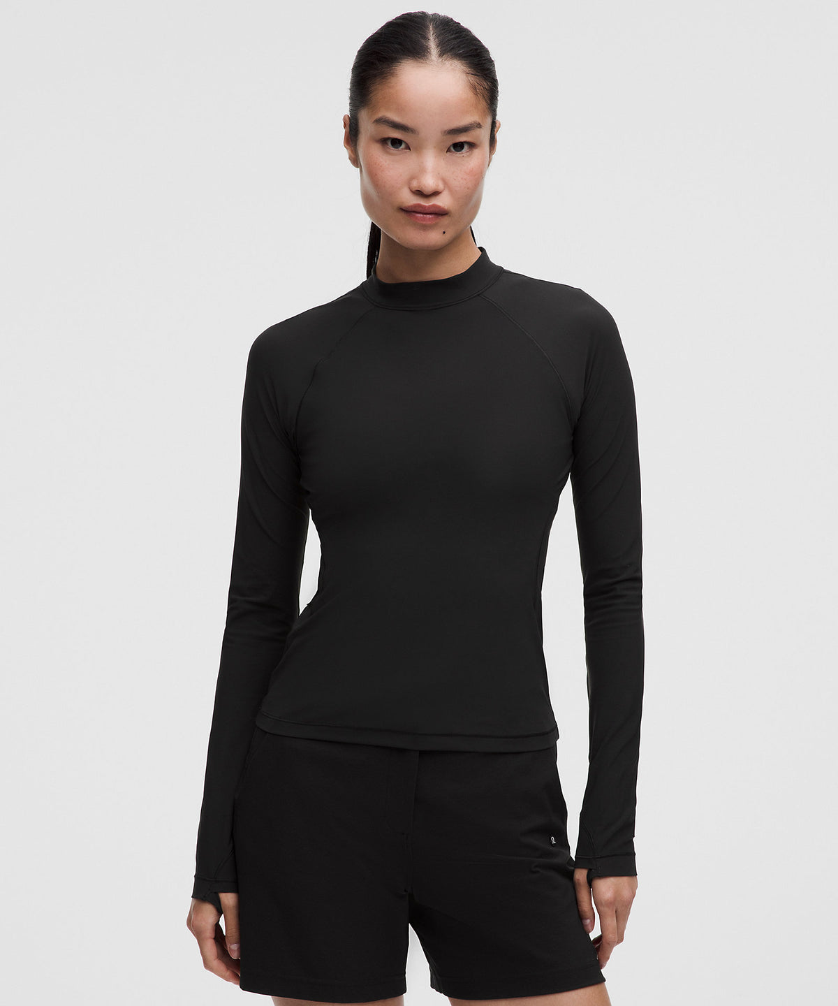 Lululemon UV-Protective Mockneck Long-Sleeve Shirt - Black - imagen 1