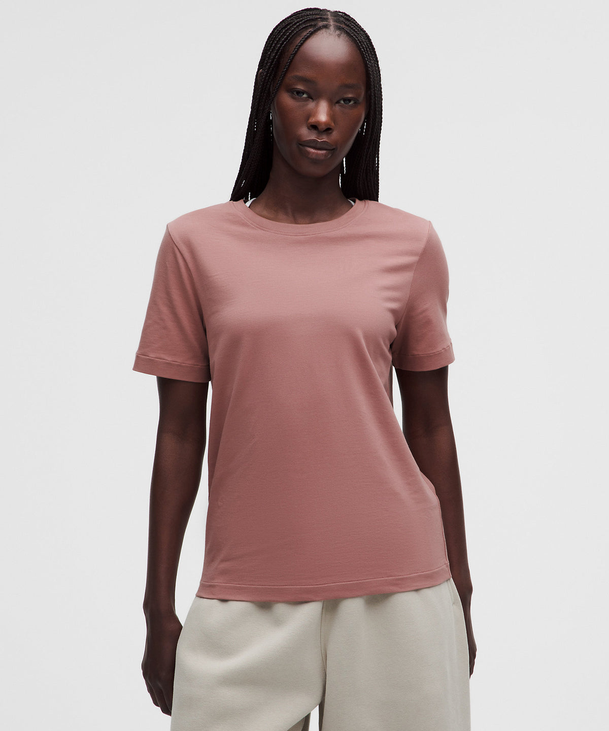 Lululemon The Classic Jersey Tee - Toasted Pink - imagen 1