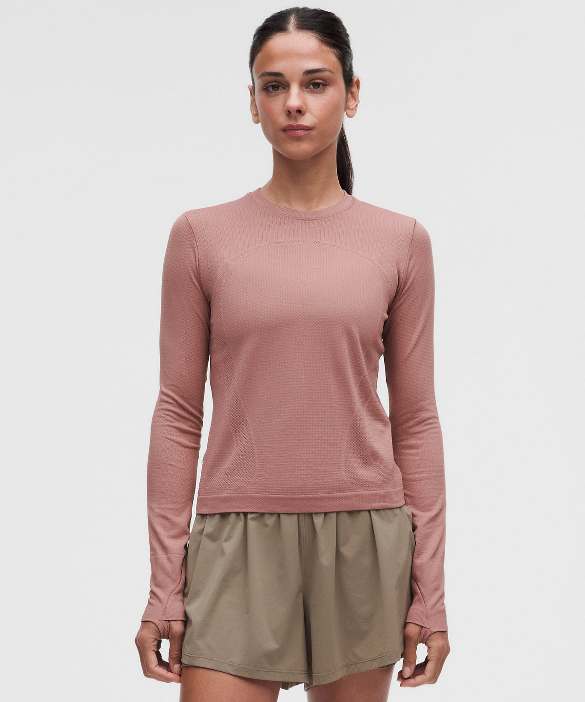 Lululemon Super Swiftly Long-Sleeve Shirt - Toasted Pink - imagen 1