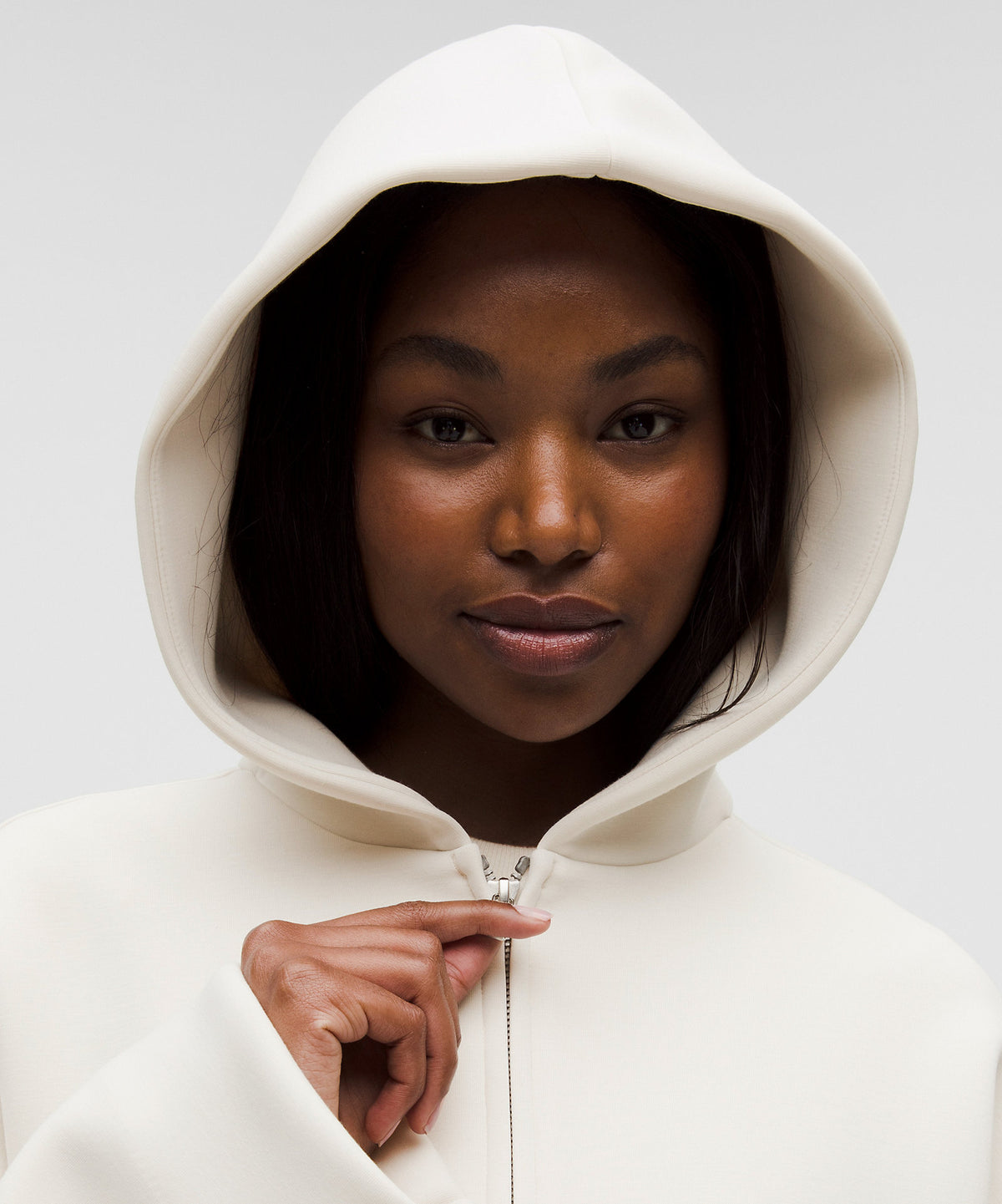 Lululemon Sleek Spacer Full-Zip Hoodie - Light Ivory - imagen 4