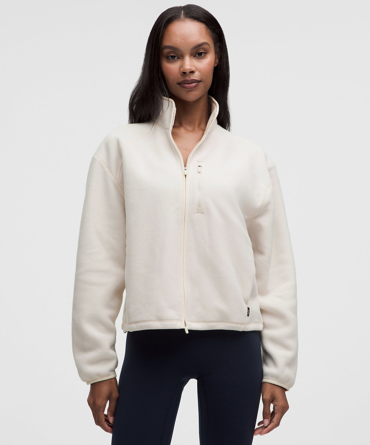 Lululemon Polartec 200 Series Full-Zip Jacket - Heathered Light Ivory - imagen 1