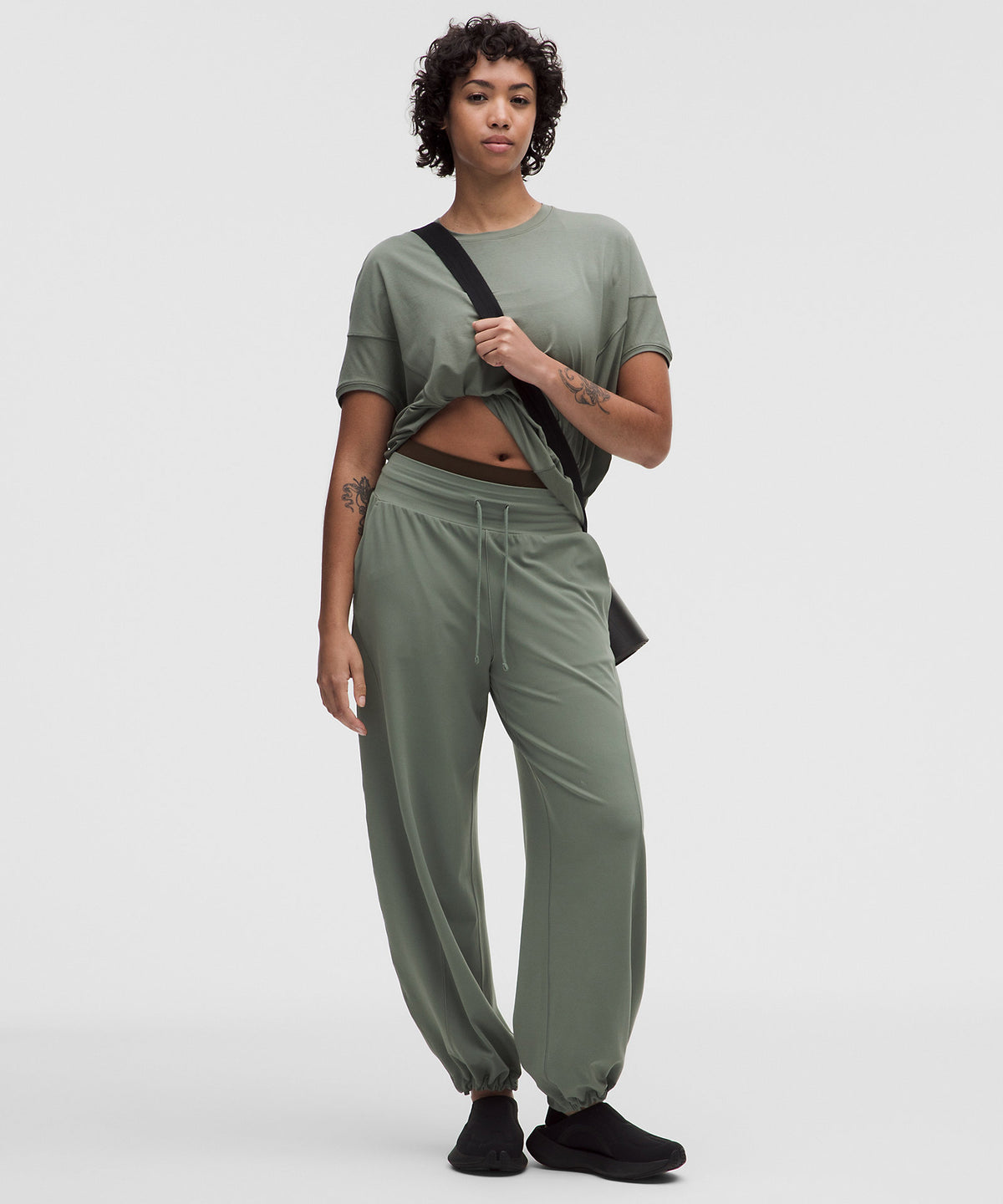 Lululemon Cotton-Modal-Blend Dolman Tee - Willow Leaf - imagen 2