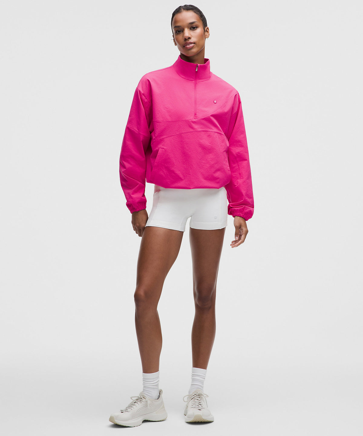 Lululemon Half-Zip Tennis Pullover - Flamingo Fun Tone - imagen 2