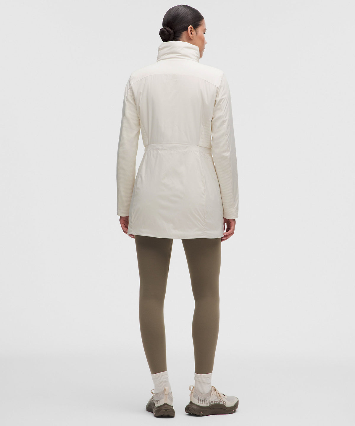 Lululemon Sleek City Long Jacket - Light Ivory - imagen 2
