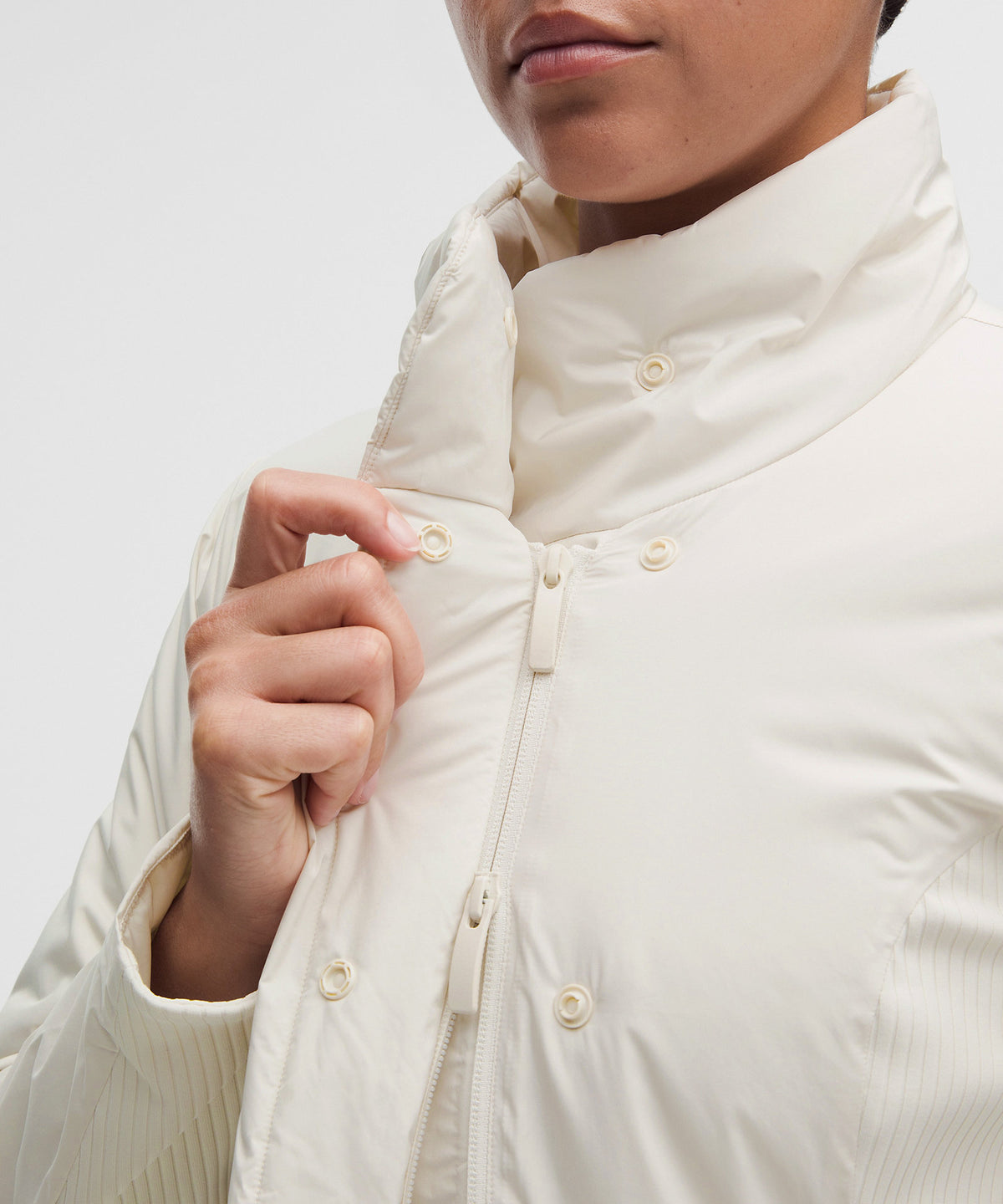 Lululemon Sleek City Long Jacket - Light Ivory - imagen 4