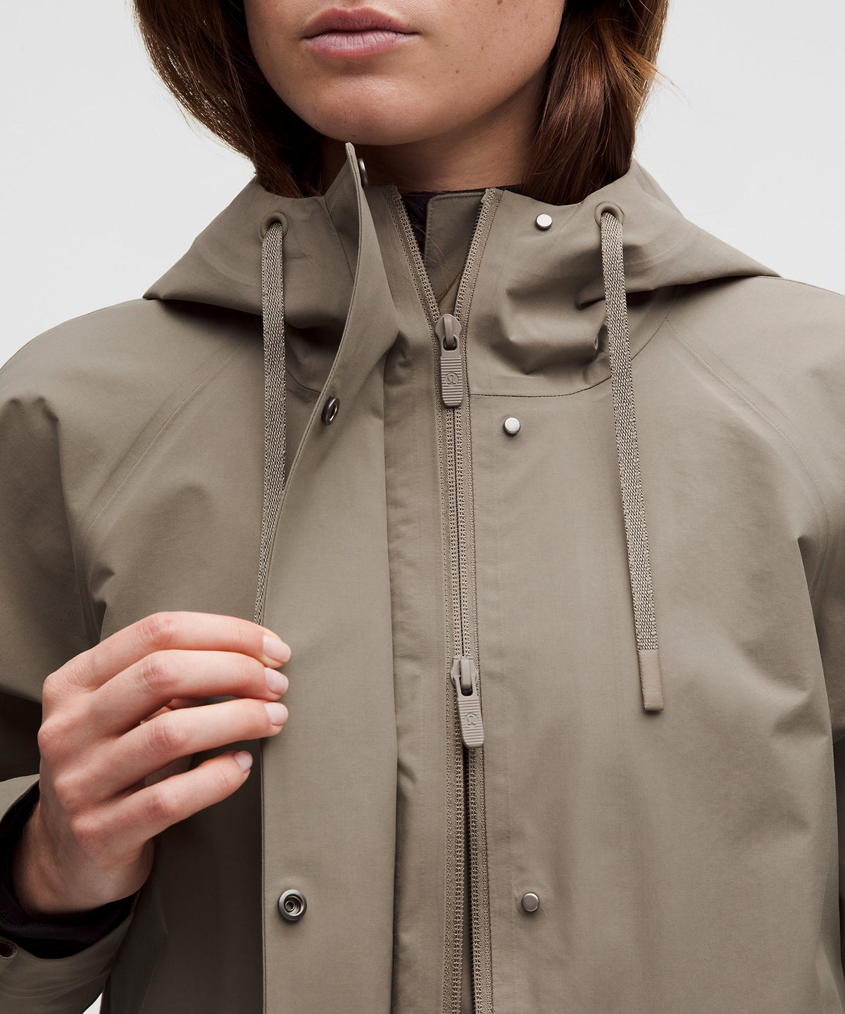 Lululemon Waterproof Fishtail Rain Coat - Cypress Forest - imagen 4