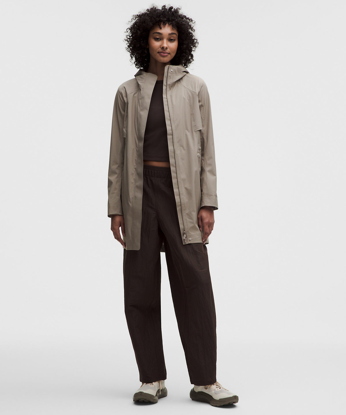 Lululemon Rain Rebel Waterproof Jacket - Warm Ash Grey - imagen 1