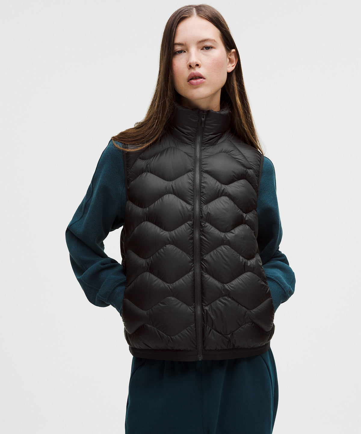 Lululemon Women's Featherweight 900-Down-Fill Quilted Vest - Black - imagen 1