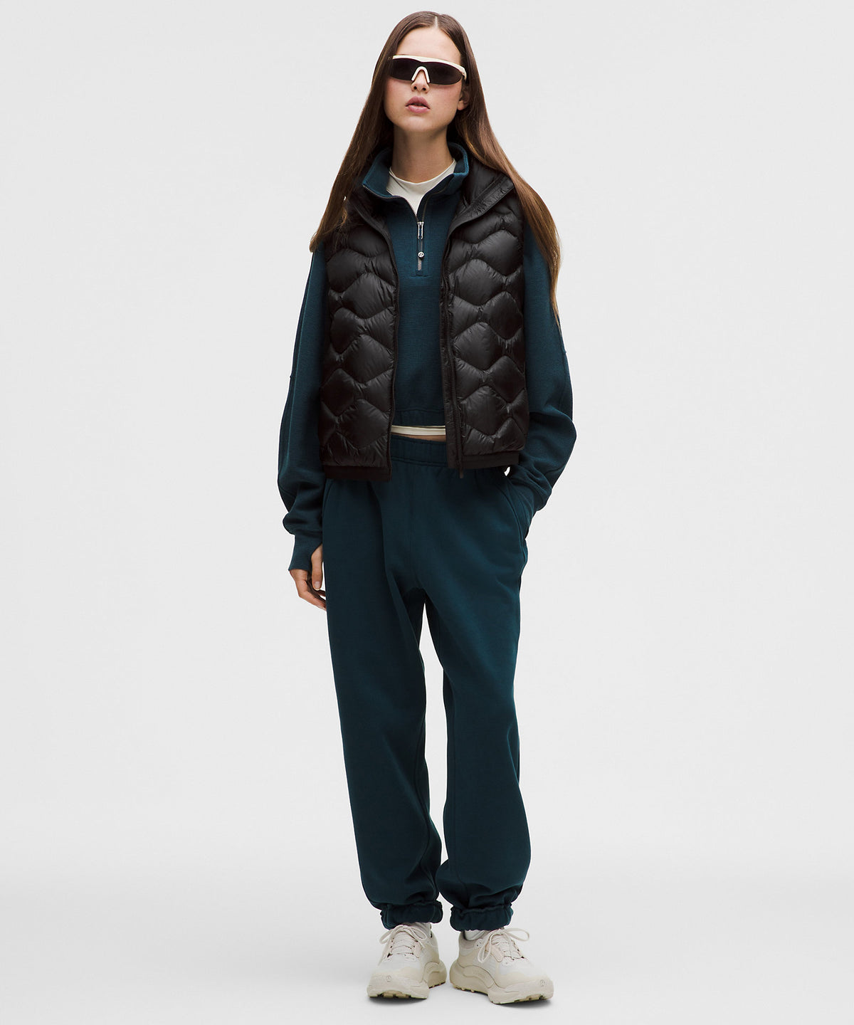 Lululemon Women's Featherweight 900-Down-Fill Quilted Vest - Black - imagen 2
