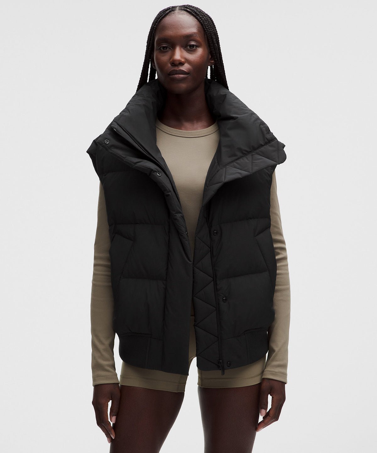 Lululemon Women's Wunder Puff Bomber Vest - Black - imagen 1