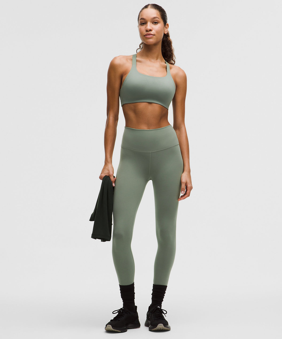 Lululemon Wunder Train High-Rise Tight 25" - Willow Leaf - imagen 1